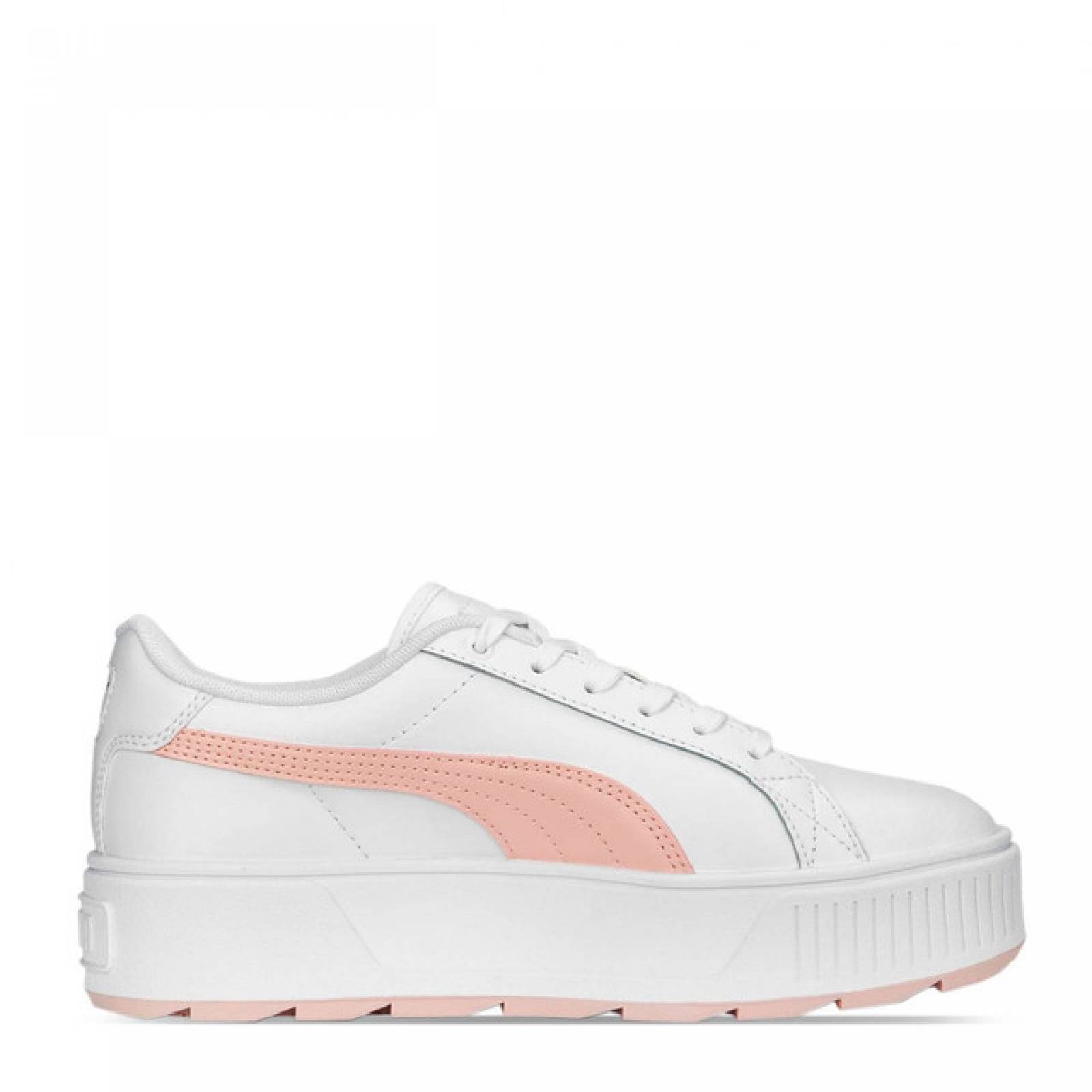 Zapatillas mujer PUMA plataforma KARMEN piel 384615 blanco