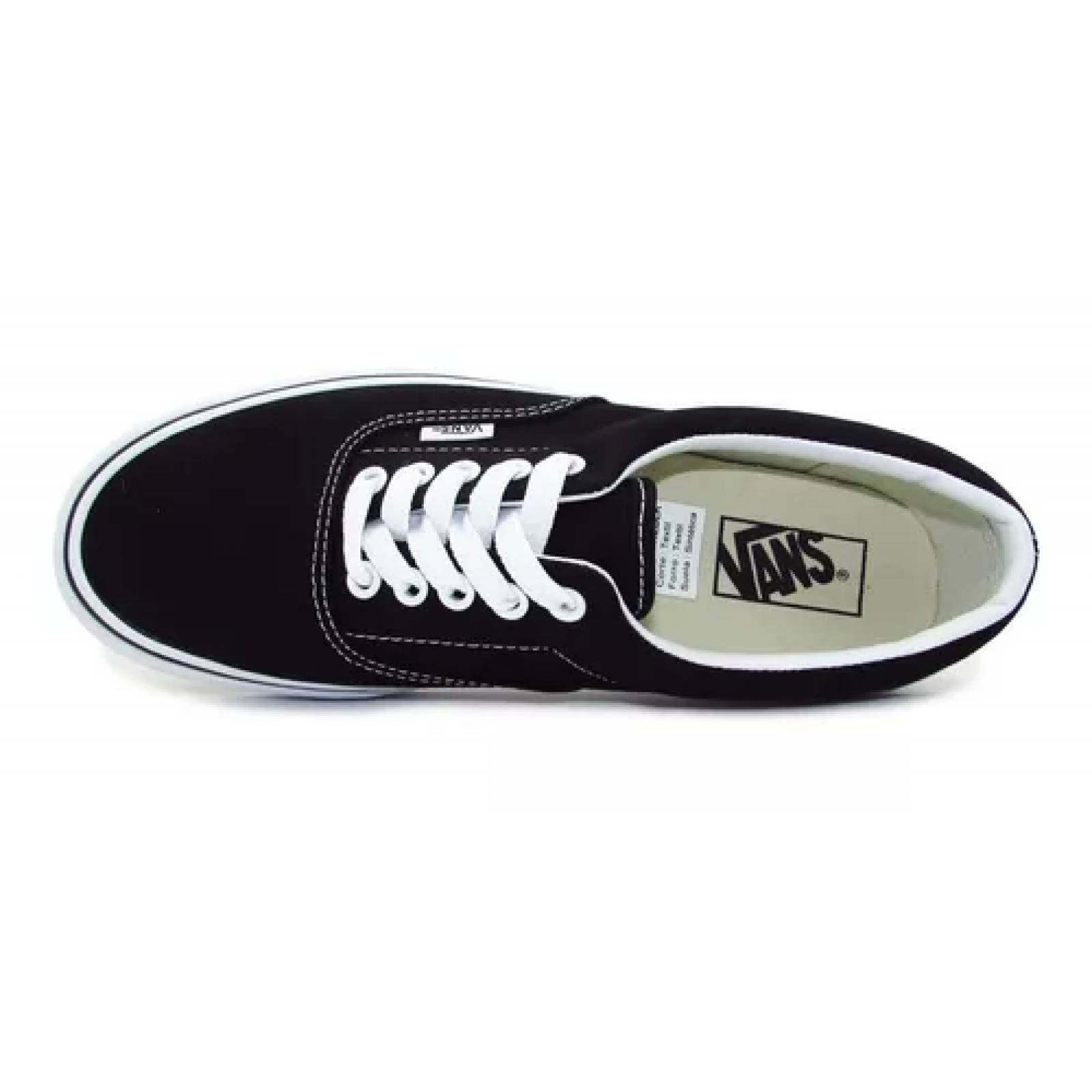 Vans era clearance blanco y negro