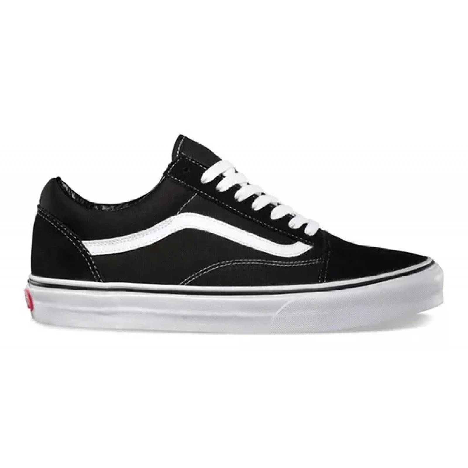 Tenis Casual Vans Old Skool D3HY28 Color Negro/Blanco Original!