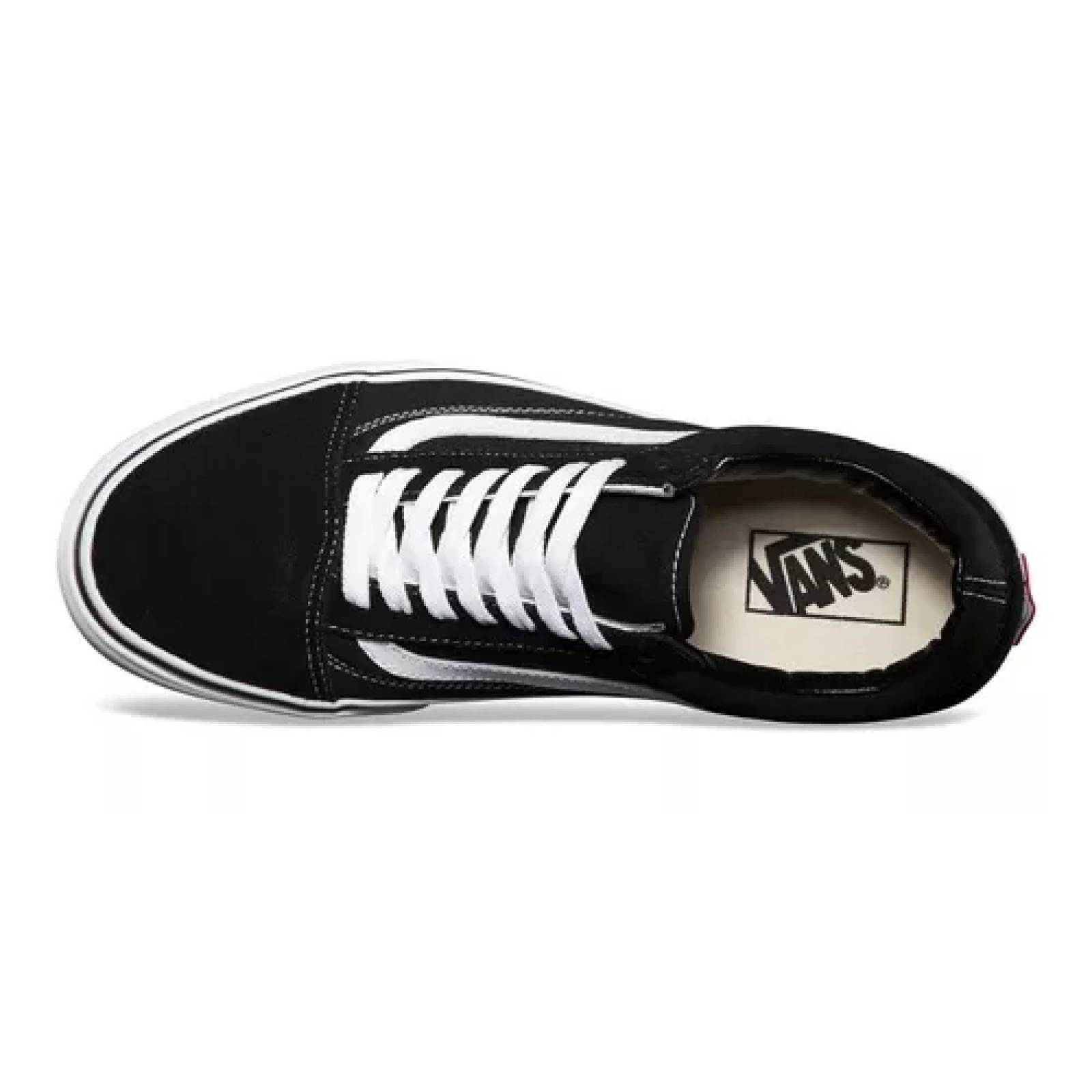 Tenis Casual Vans Old Skool D3HY28 Color Negro/Blanco Original!