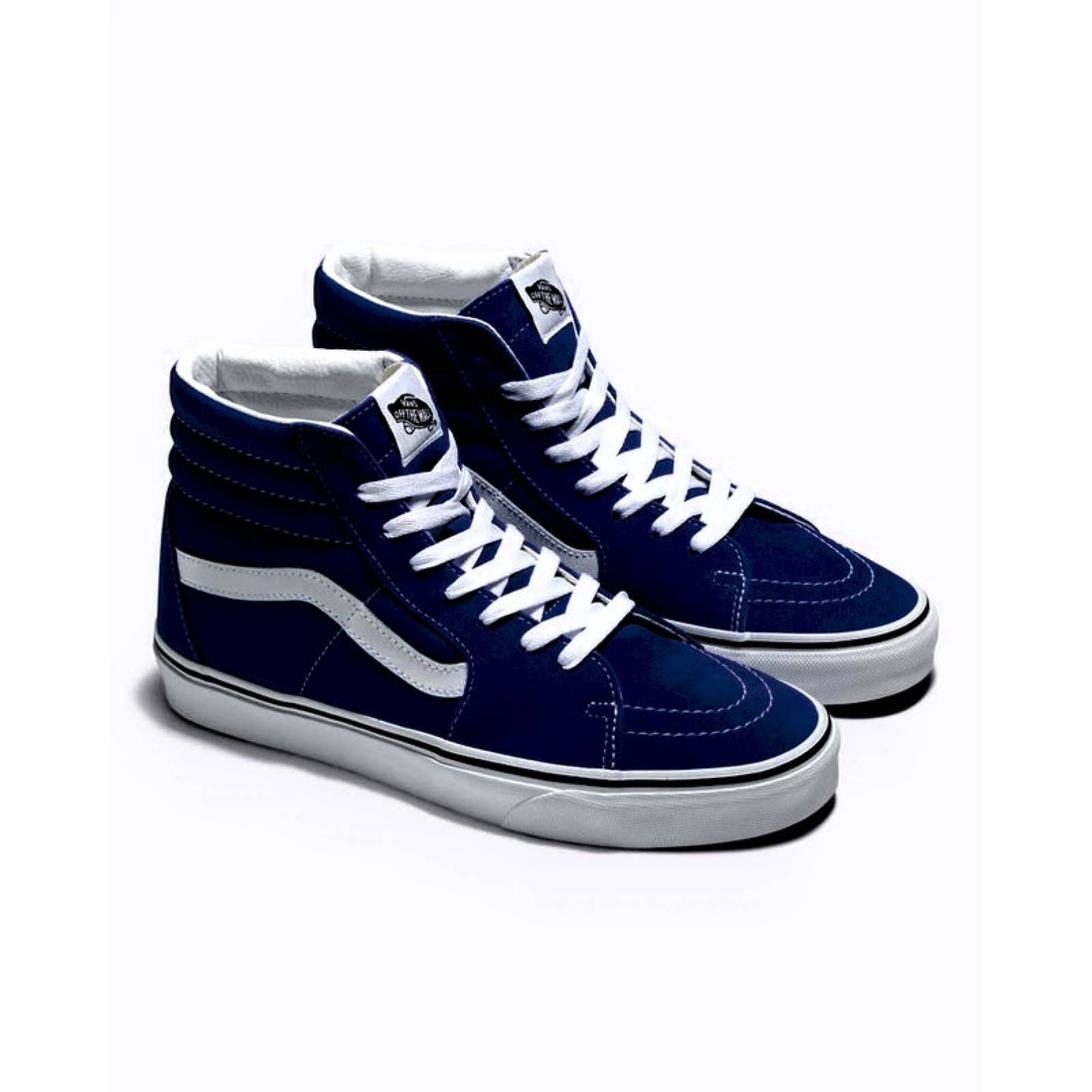 Tenis Casual Vans Old Skool Bota V6V7E Color Azul Original!