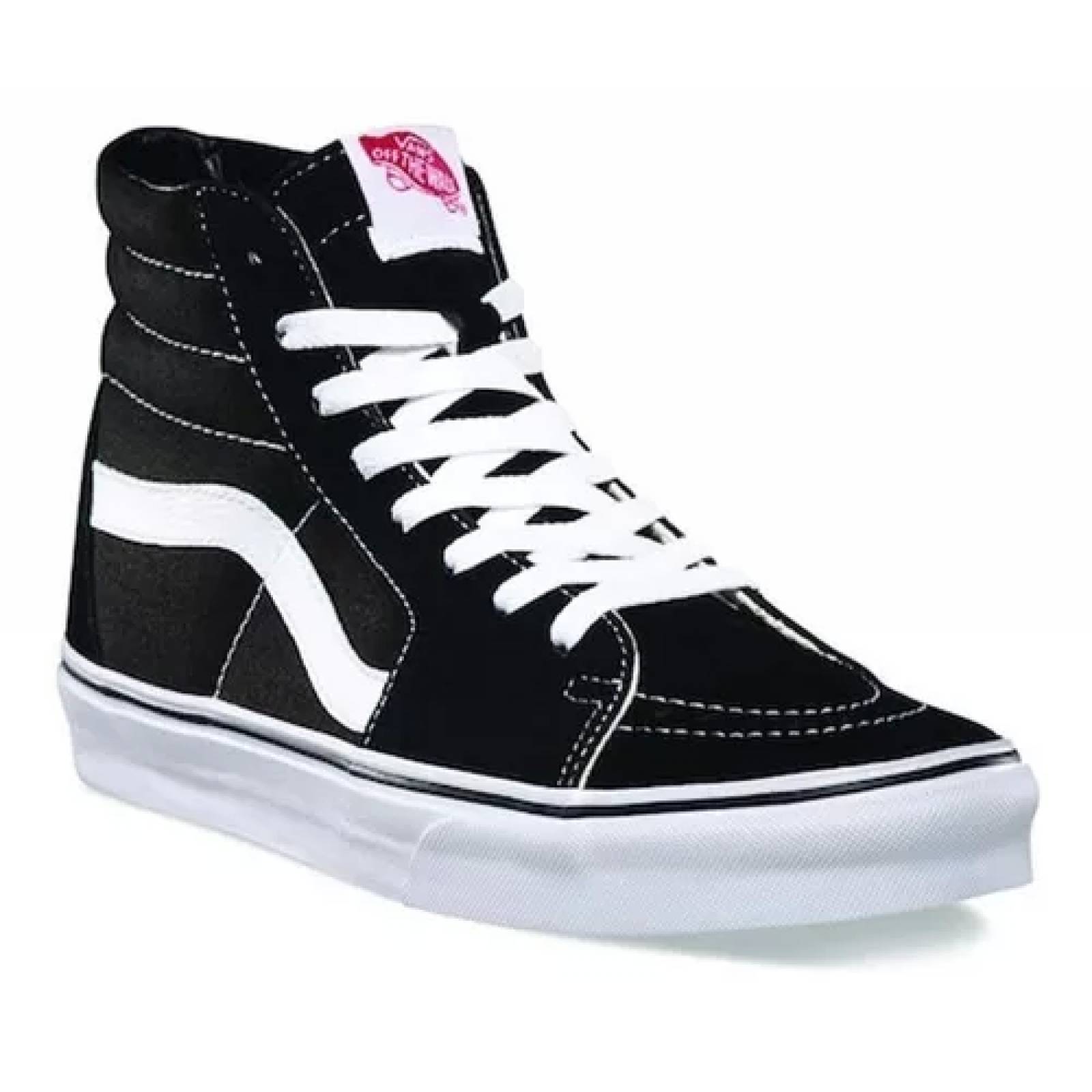 Tenis Casual Vans Old Skool Bota D5IB8C Color Negro/Blanco Original!.