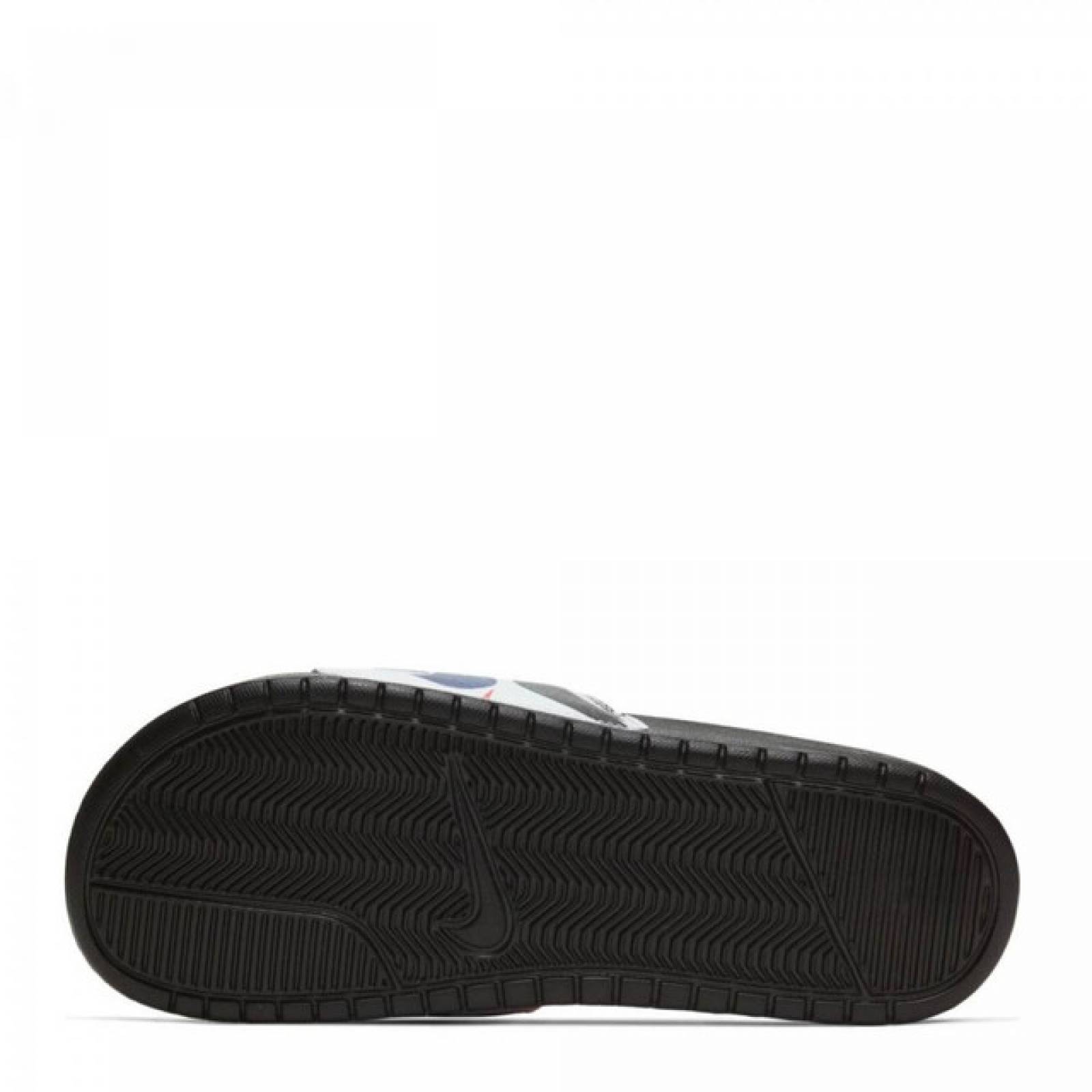 Sandalia Nike Benassi JDI Print 631261 035 Color Negro/Blanco.