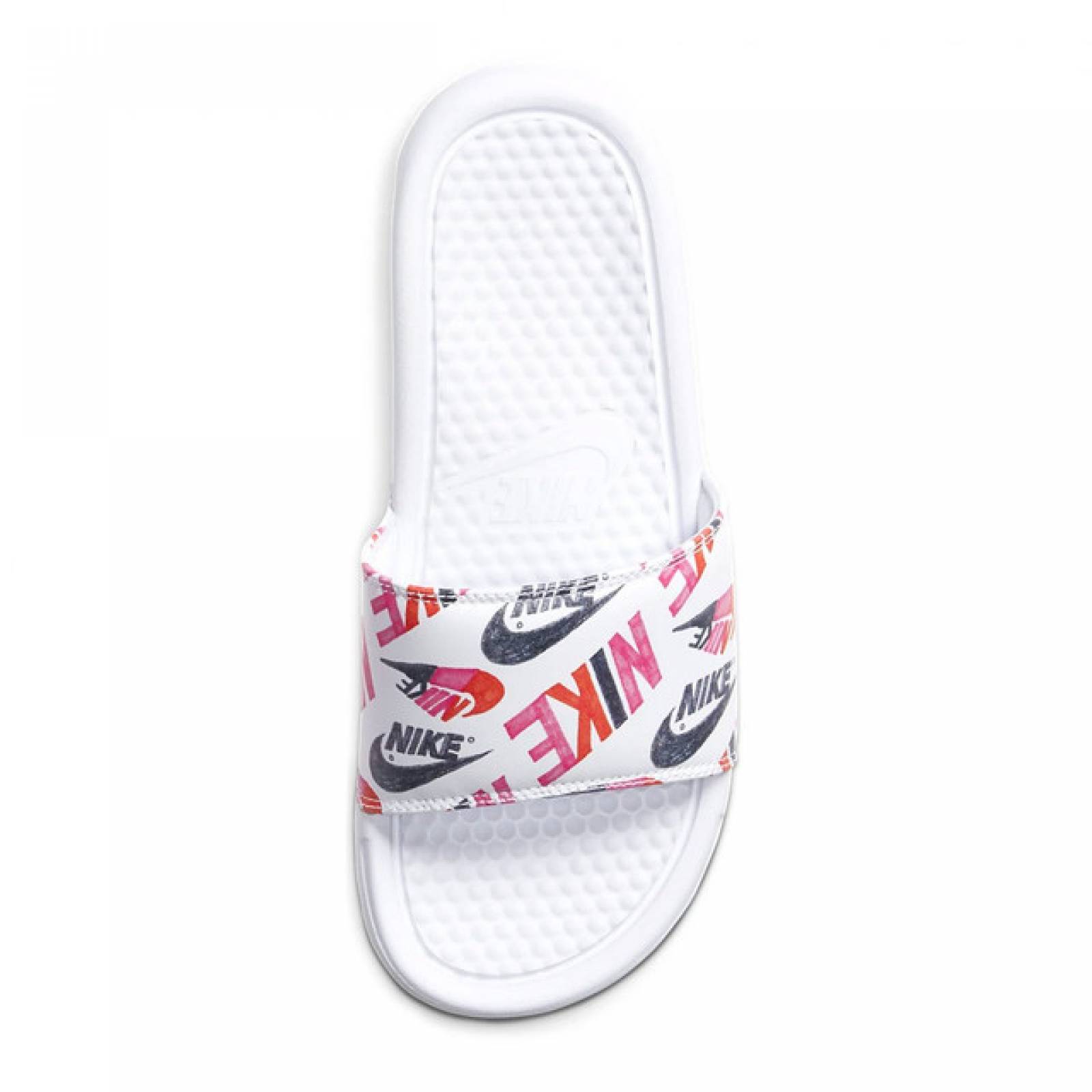 Sandalia Nike Benassi JDI Print 618919 119 Color Blanco