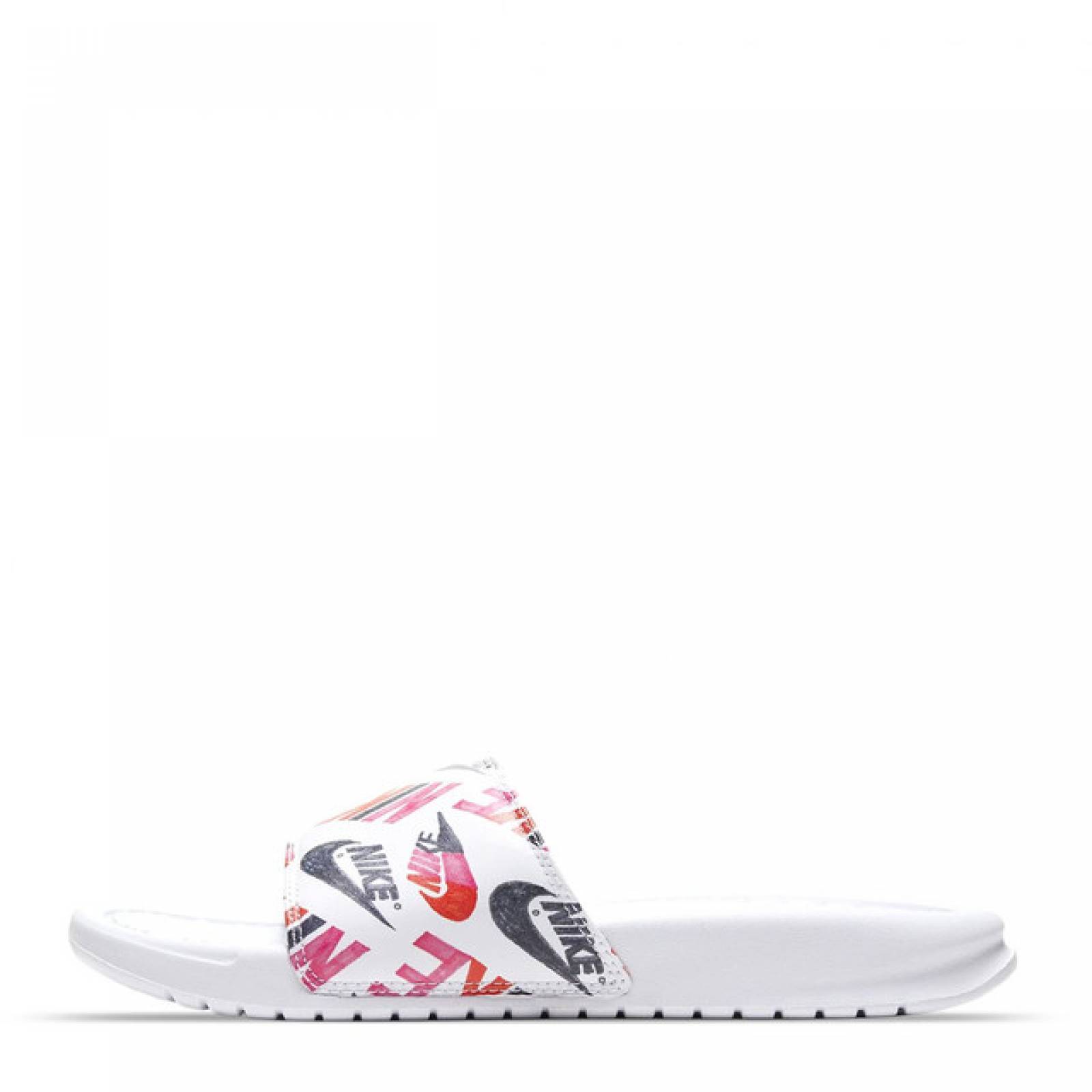 Sandalia Nike Benassi JDI Print 618919 119 Color Blanco
