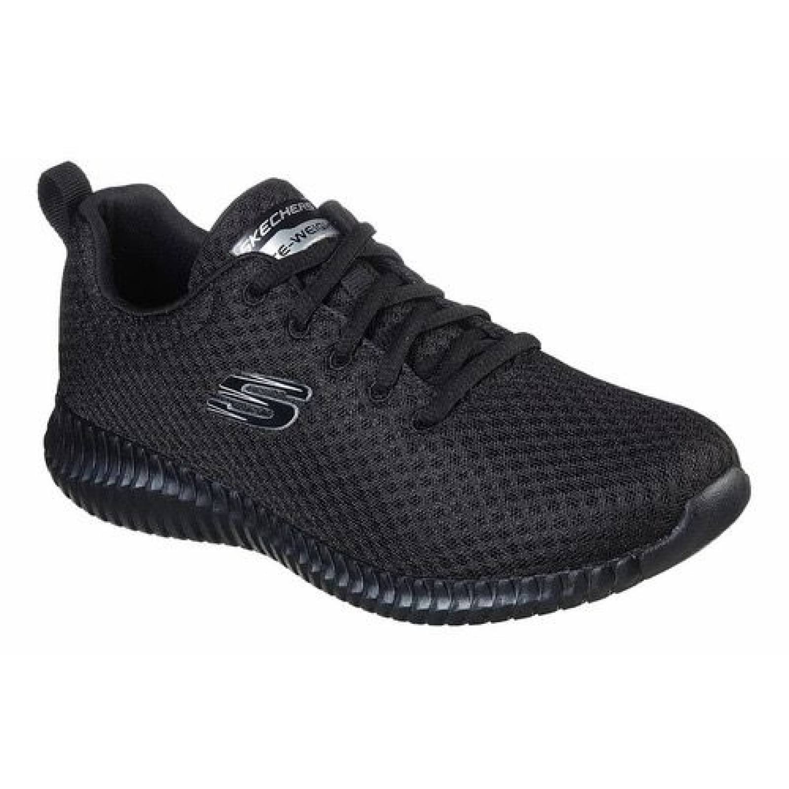 Tenis Deportivo Skechers Social Muse 8730031/BBK Color Negro/Negro