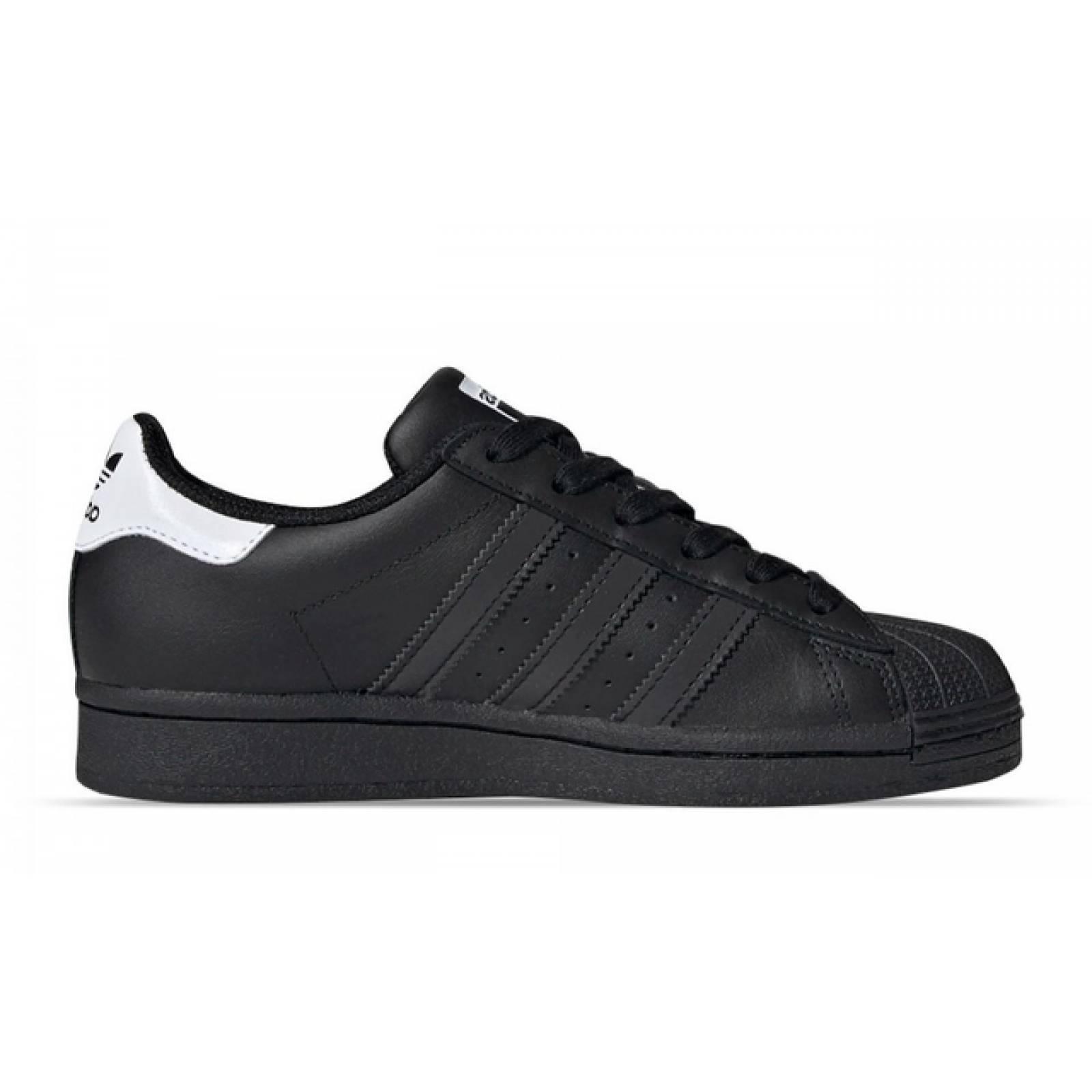 Tenis Casual Adidas Superstar Color Negro Para Mujer.