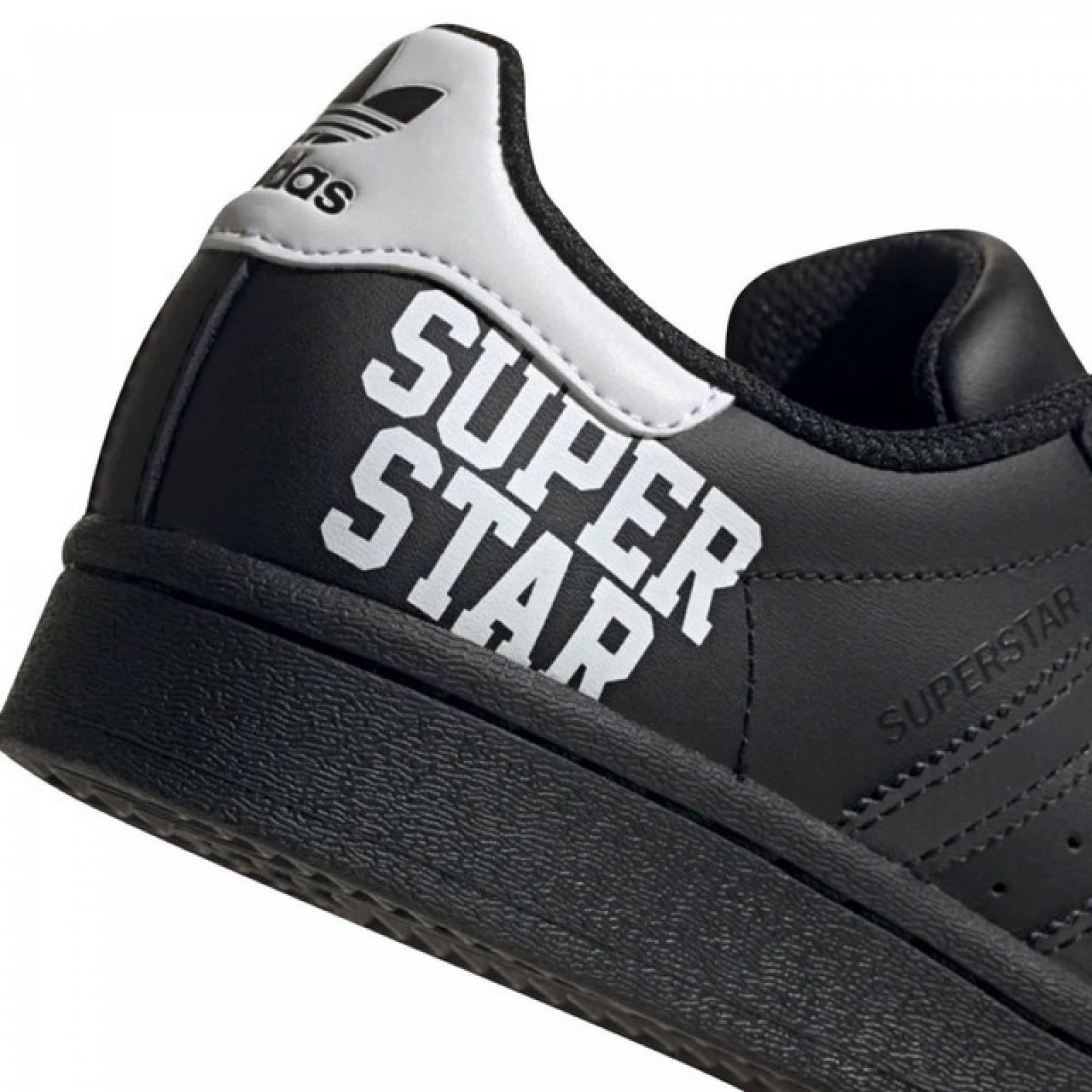 Tenis Casual Adidas Superstar Color Negro Para Mujer.