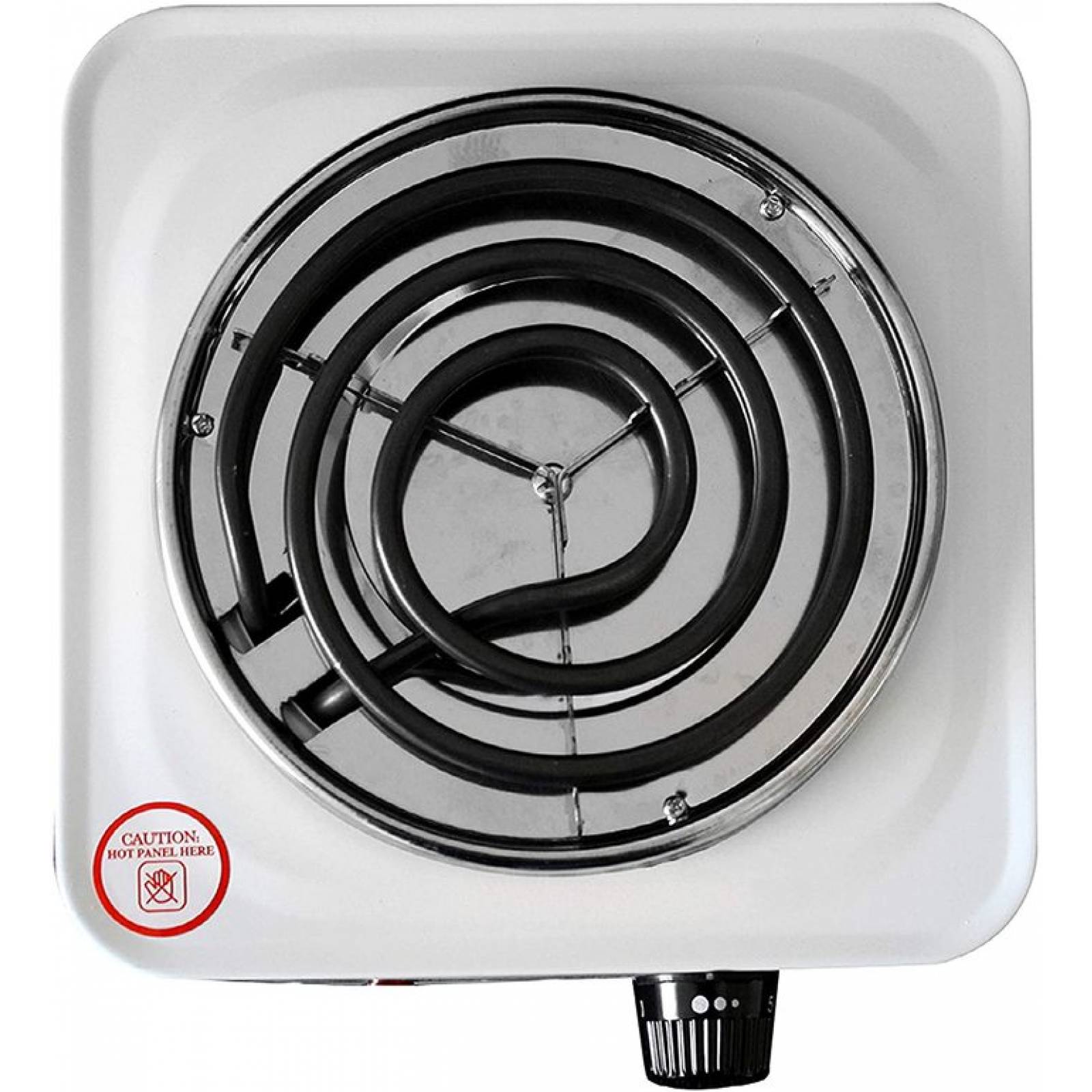 Parrilla Eléctrica Resistencia En Espiral Mayware HY1000A - Blanco