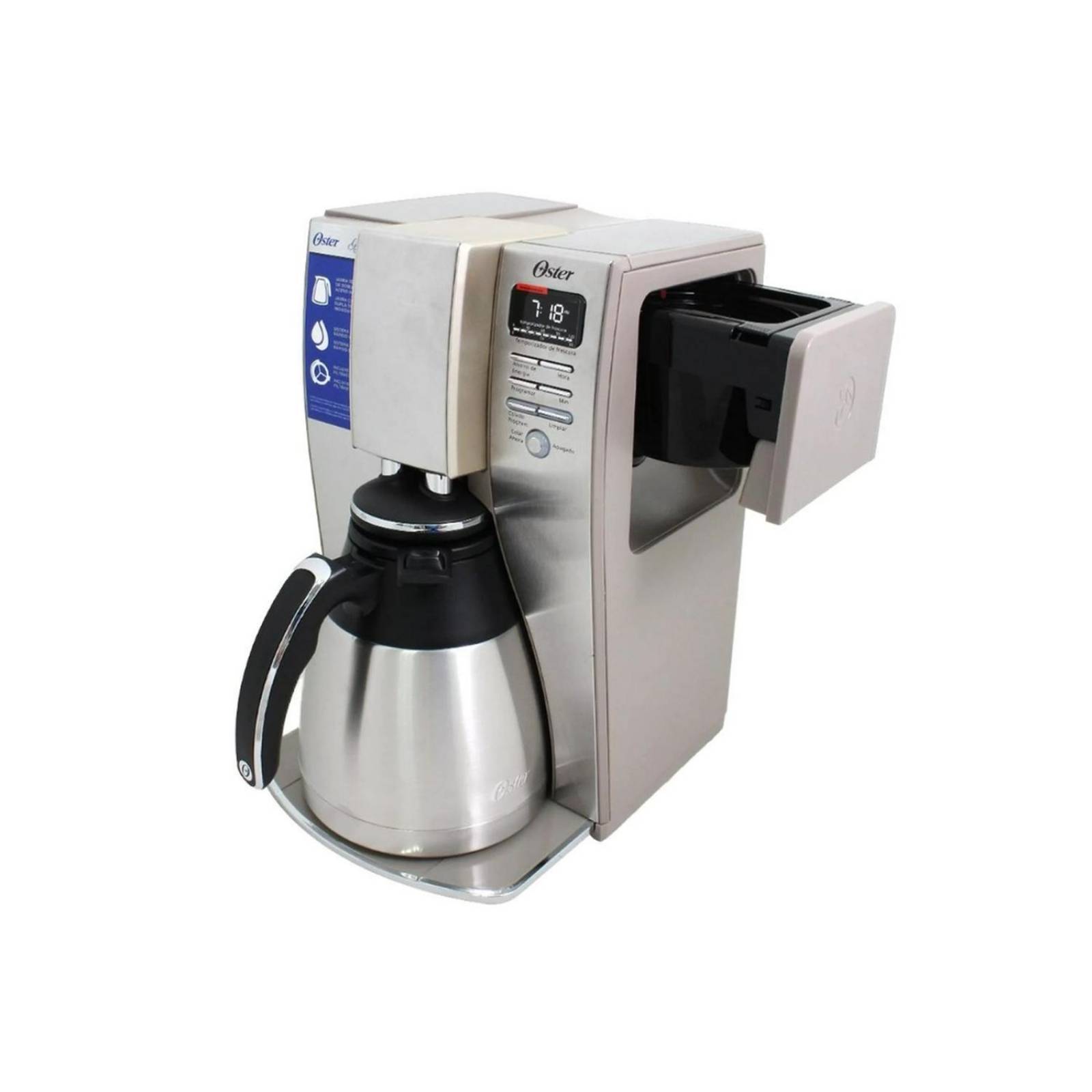 Cafetera Oster BVSTDC4411 Gourmet 1.4l Jarra Térmica Digital - Gris 