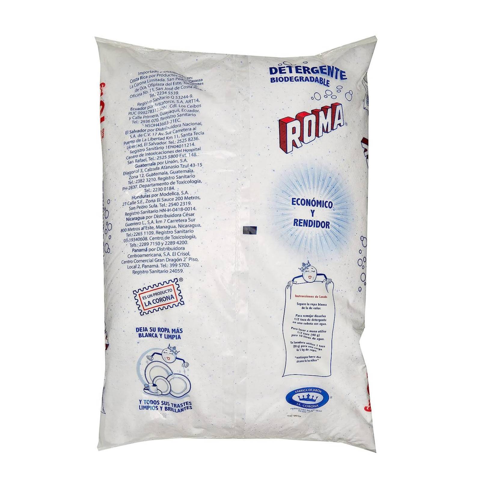 Detergente En Polvo Roma 000274128 De 10 Kilos SMS 