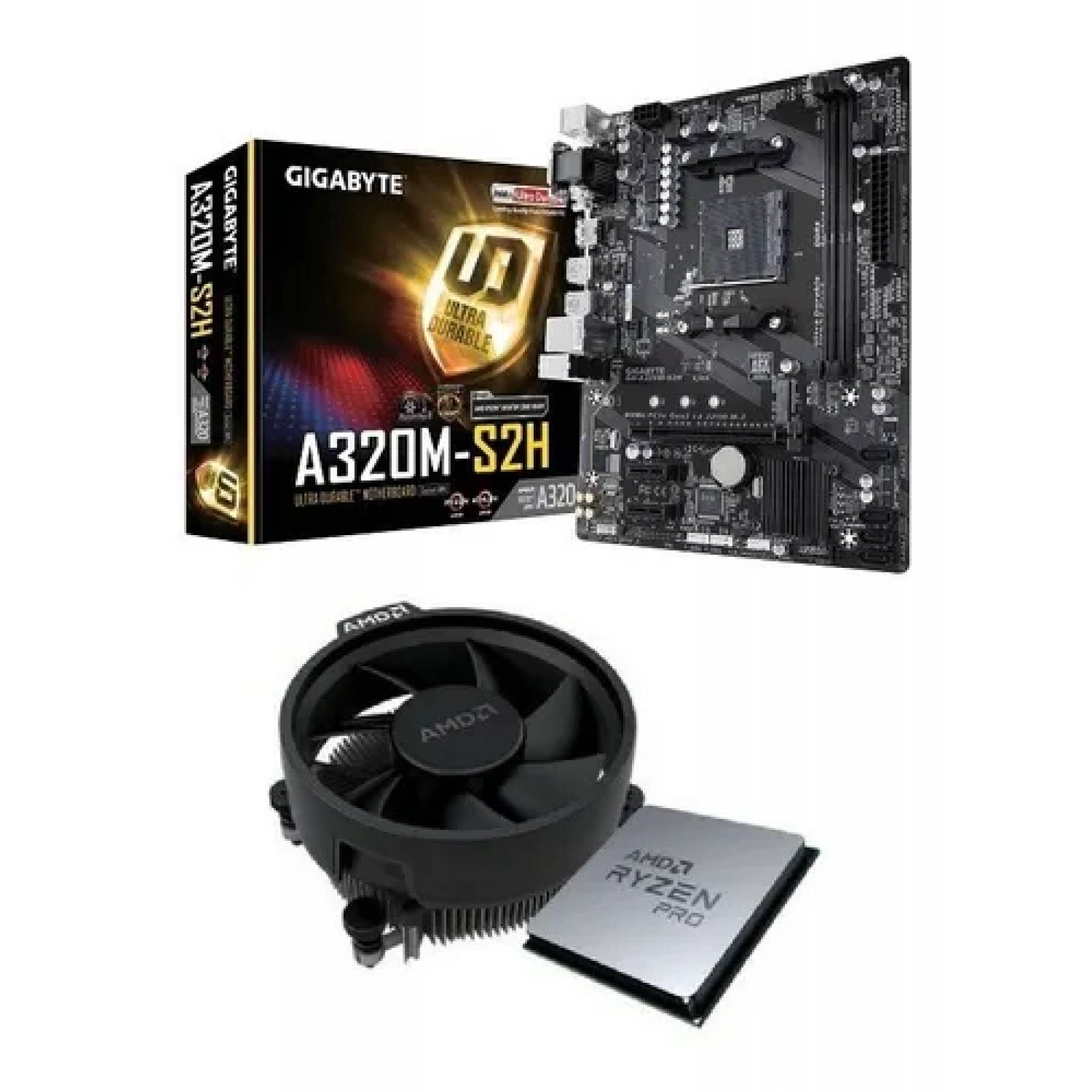 Kit Actualizacion Gamer Amd Ryzen 3 4350g + Tarjeta A320
