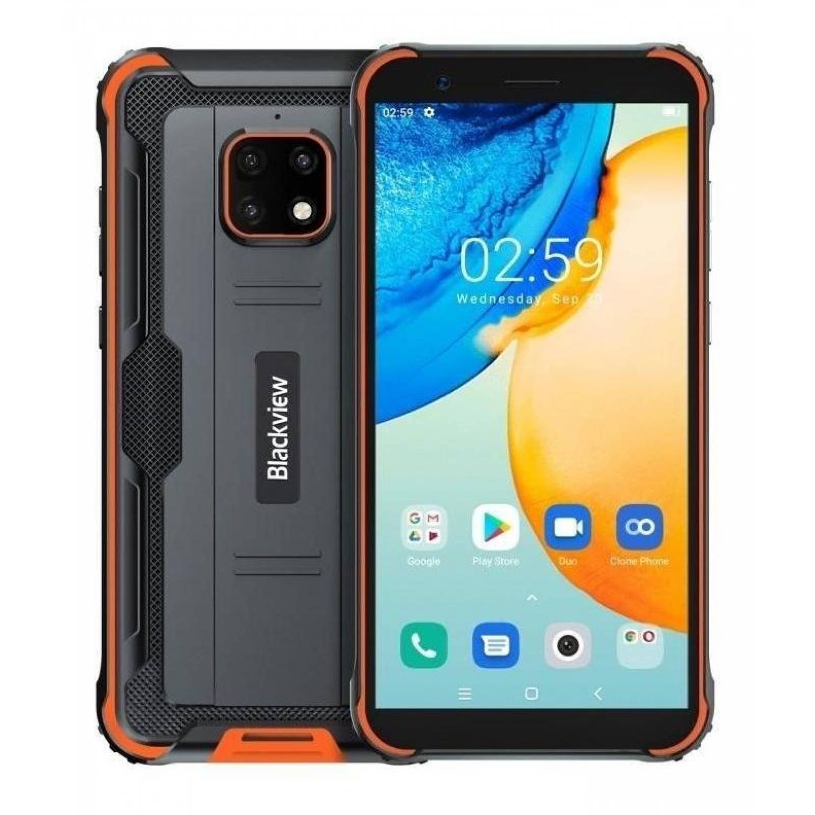 Celular Blackview Bv4900 Pro  4gb Ram +64 Gb Rom Naranja 