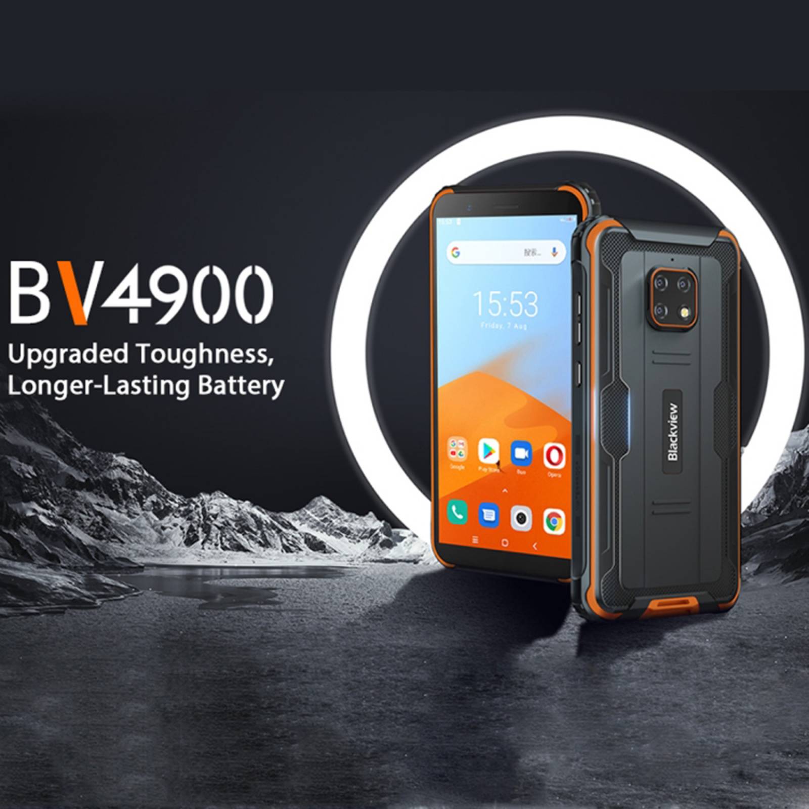Celular Blackview Bv4900 Pro  4gb Ram +64 Gb Rom Naranja 