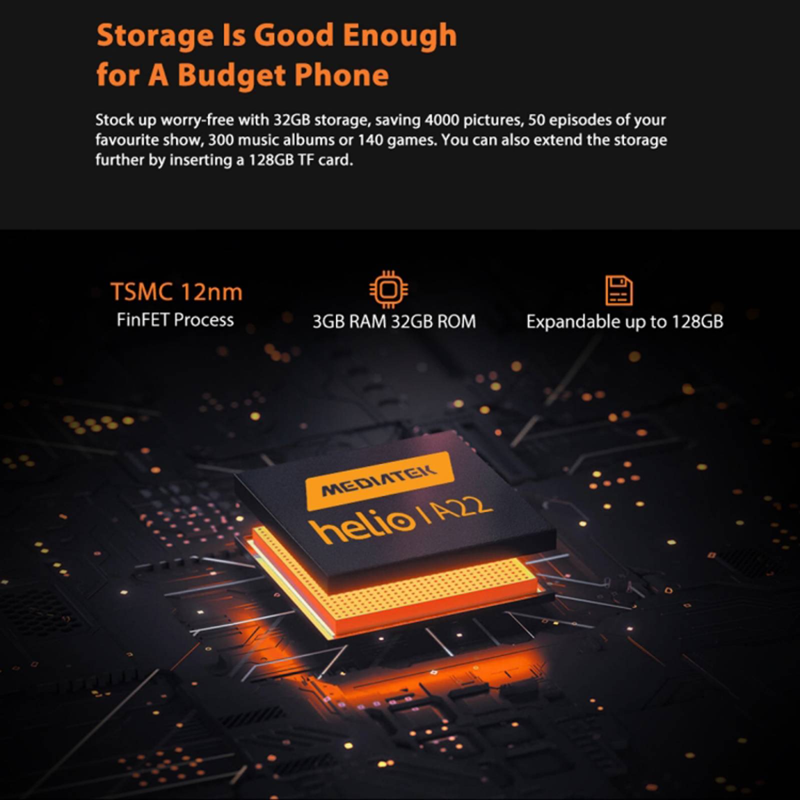 Celular Blackview Bv4900 Pro  4gb Ram +64 Gb Rom Naranja 