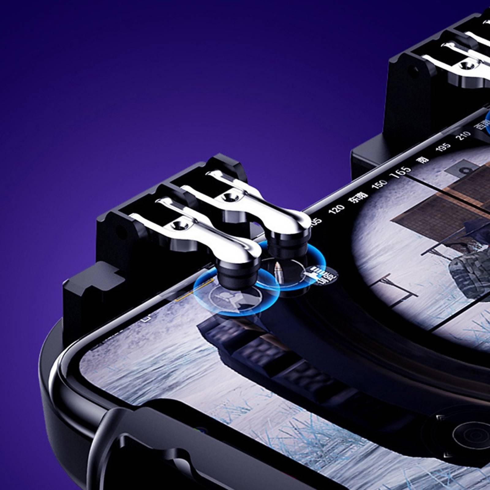 Gamepad H9  Celular Gamer Enfriador 6 dedos