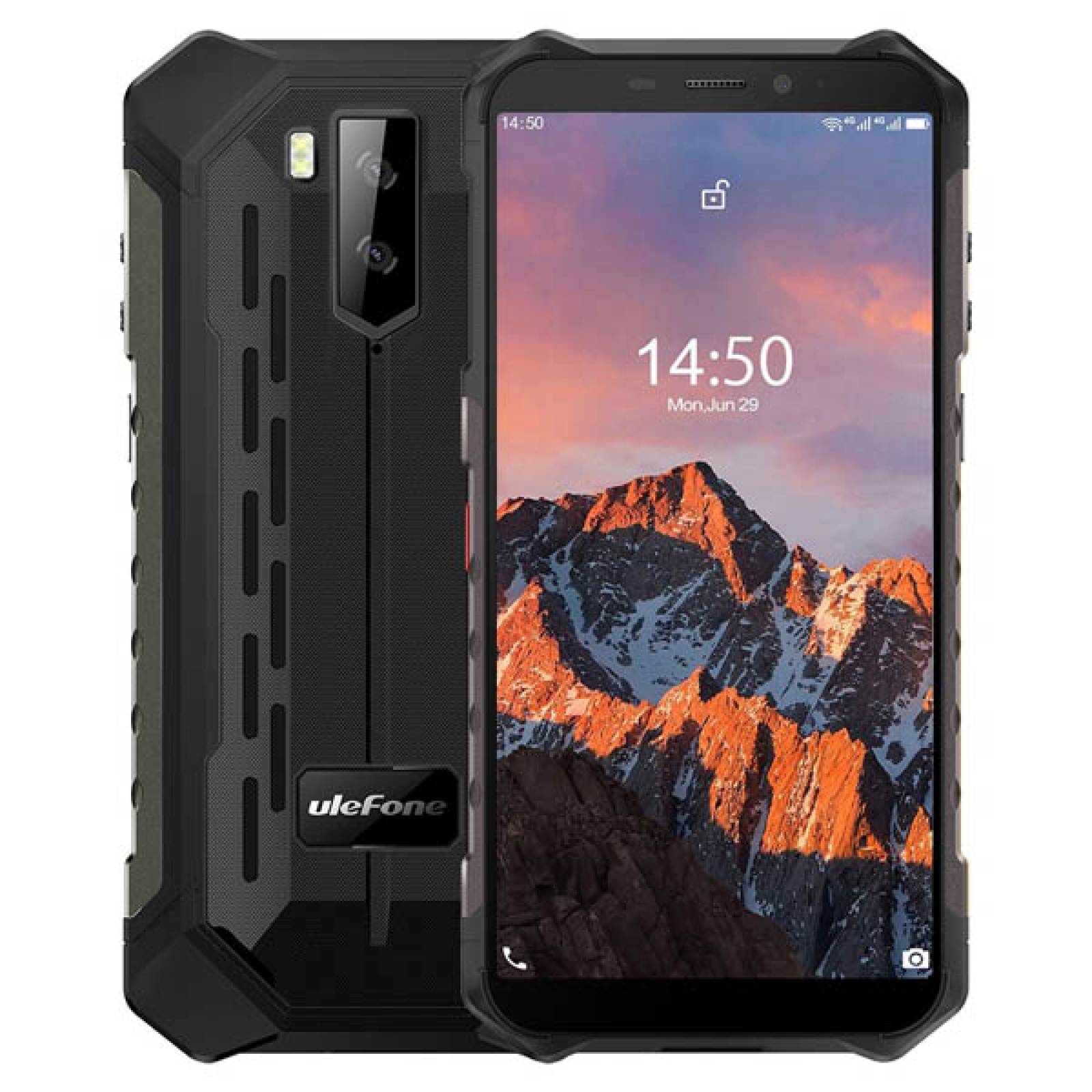 Ulefone Armor X5 Pro Negro 4gb Ram 64 Int  Android 10