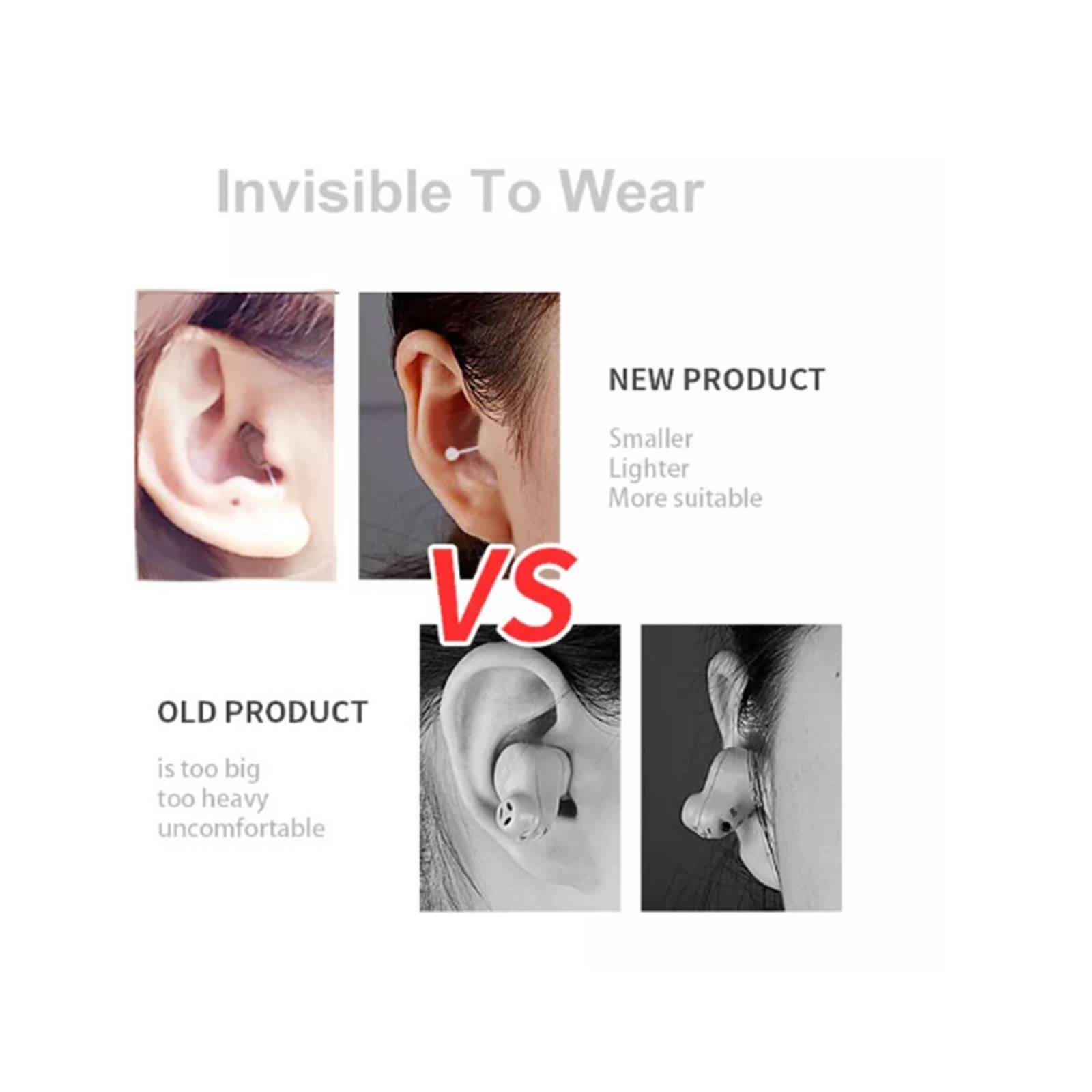 Amplificador de Audio Aparato para Sordera C/ Bateria SEROUNDER GM910