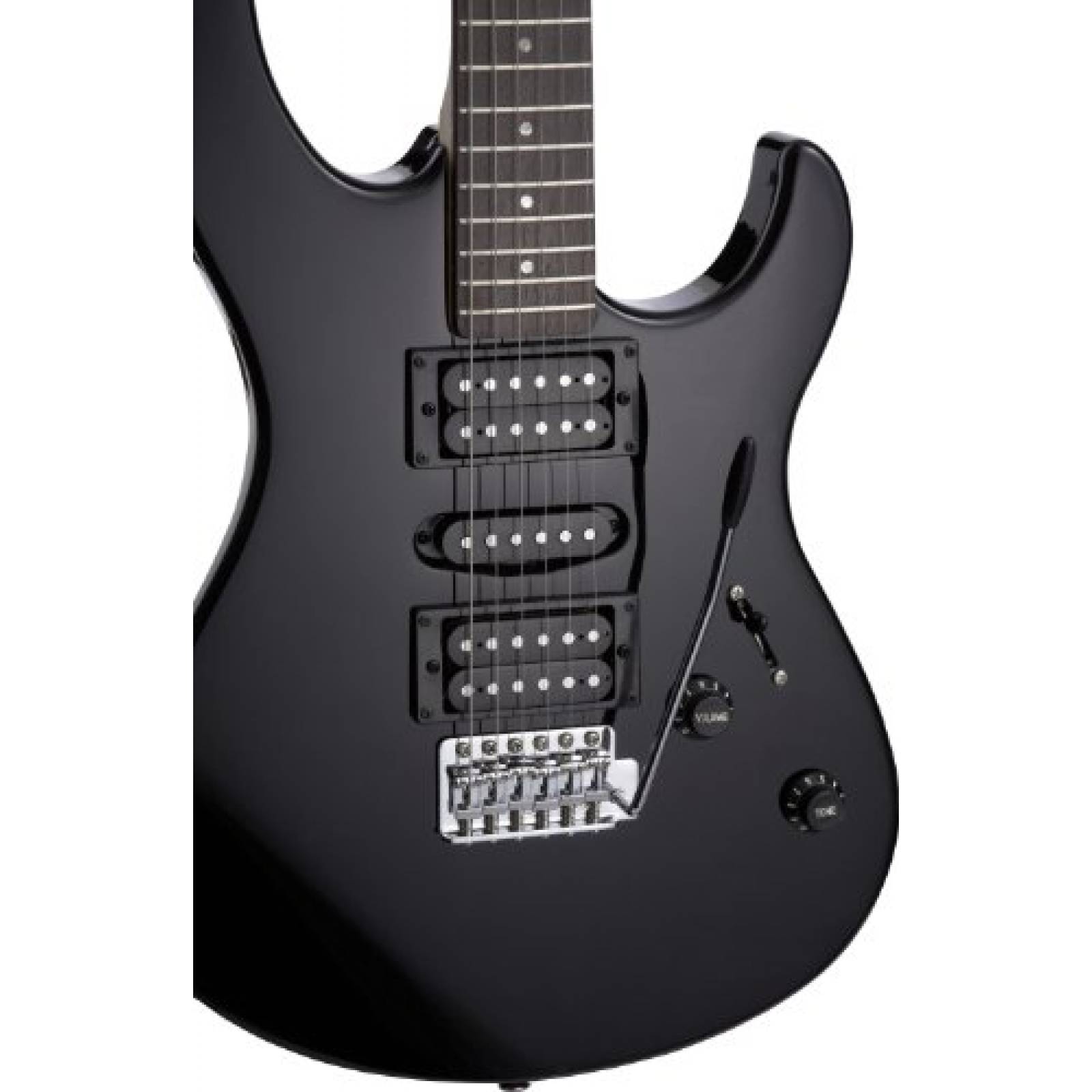 Yamaha Paquete De Guitarra Amplificador Y Accesorios ERG121GPIIBL Negro