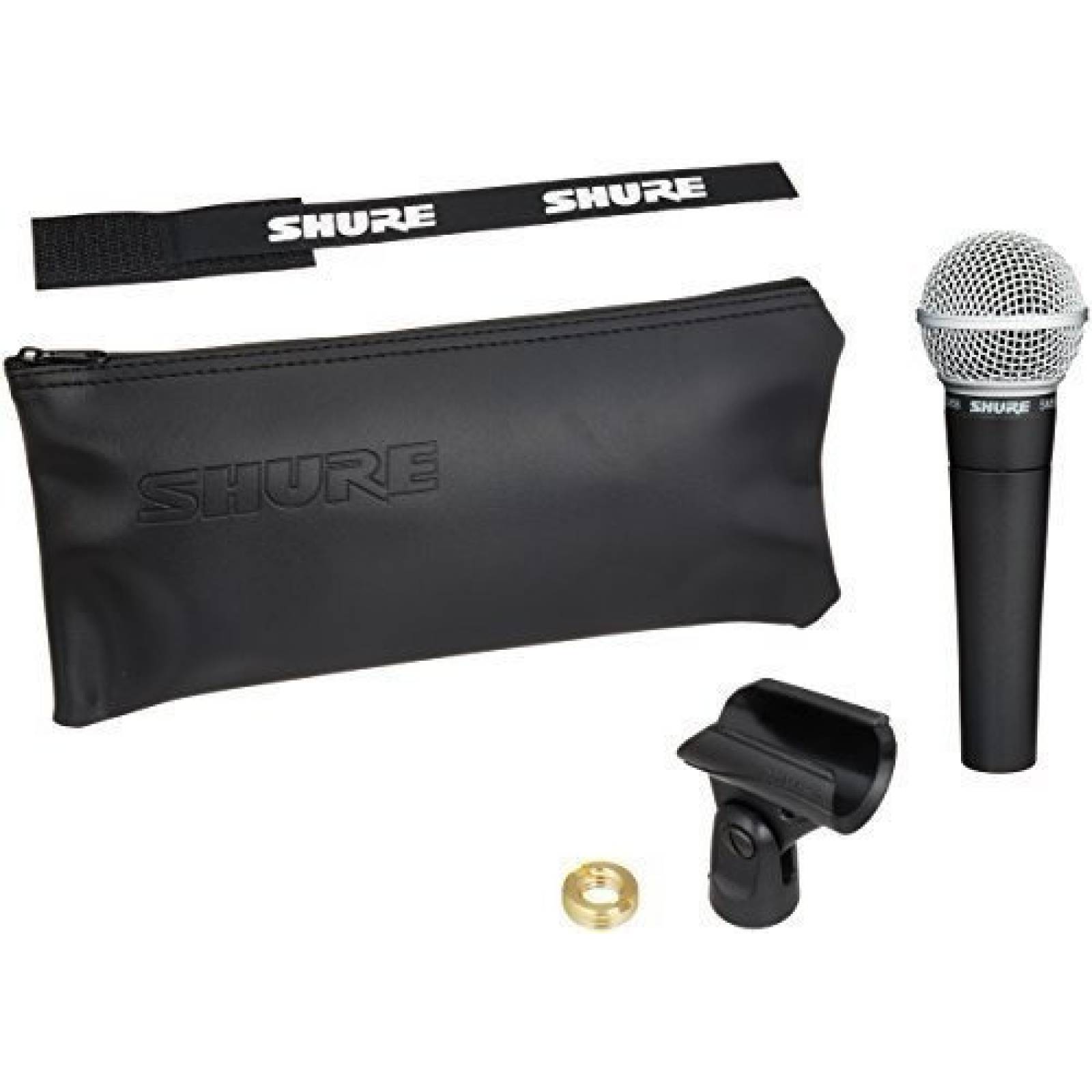 Micrófono inalámbrico de mano Shure, con micrófono profesional