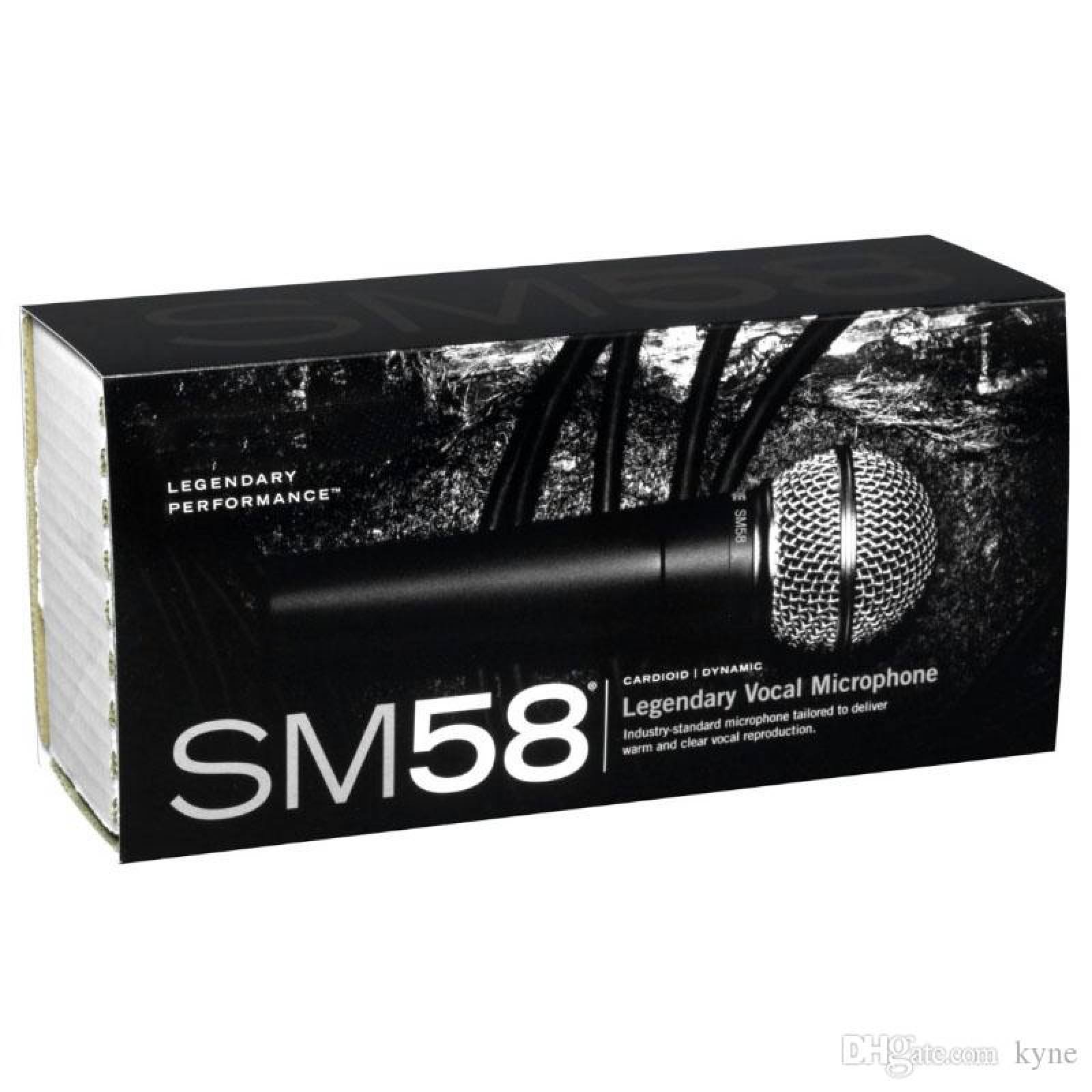 Shure Micrófono profesional SM58S original c/ switch