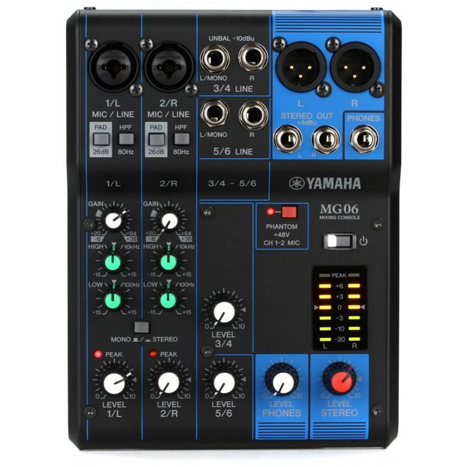 Yamaha Mg06 Mezcladora 6 Canales Análoga