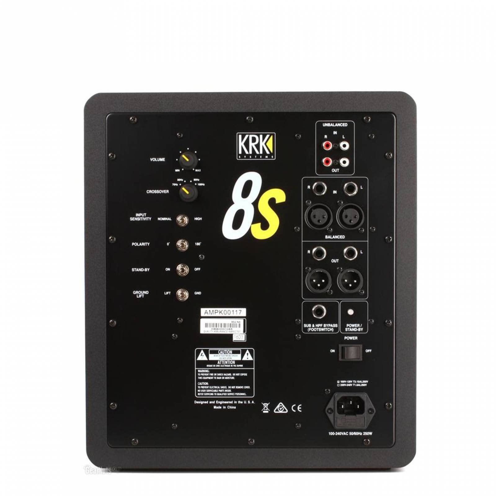 KRK 8s2-na Subwoofer Amplificado para Estudio