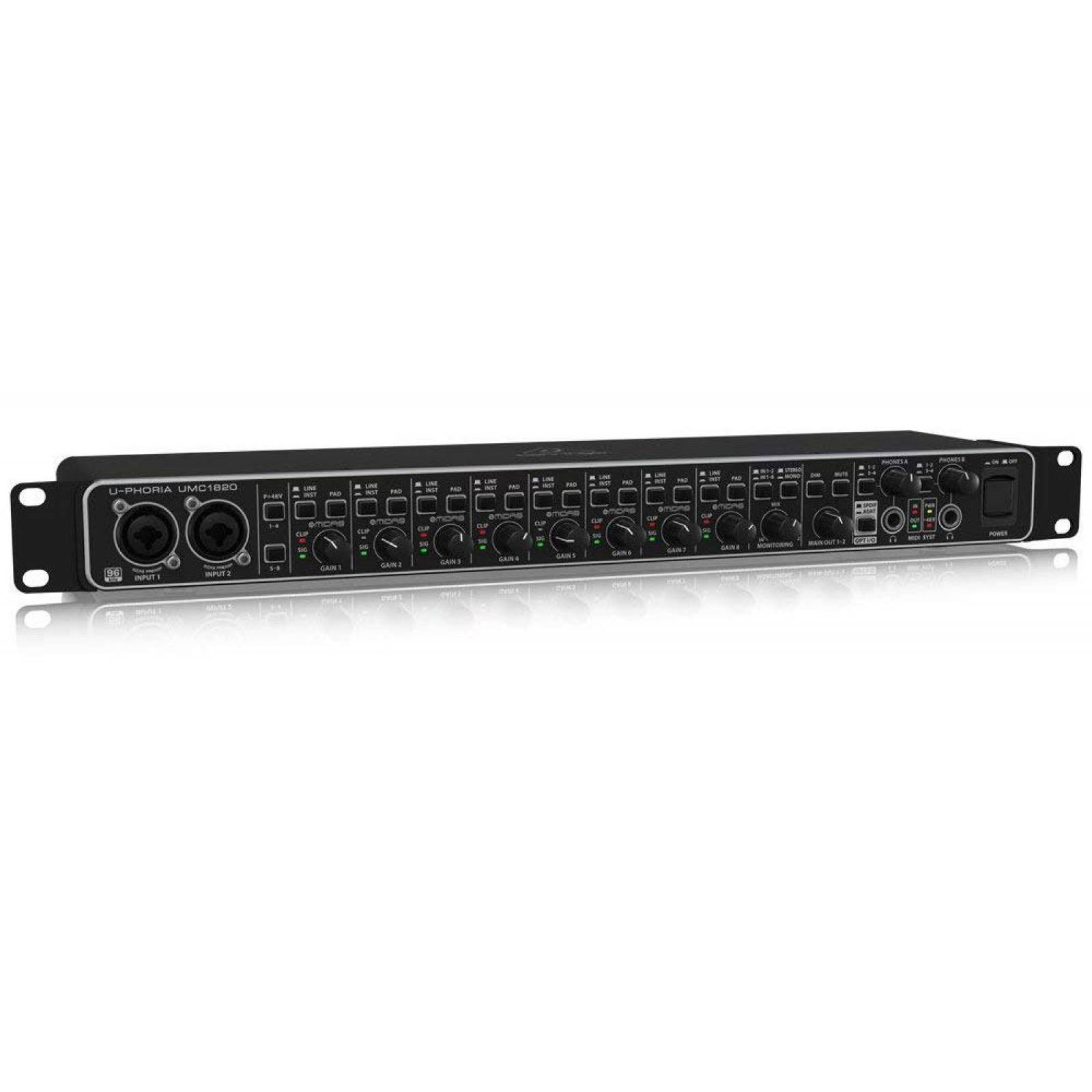 Behringer UMC1820 Interfase De Audio 18 x 20