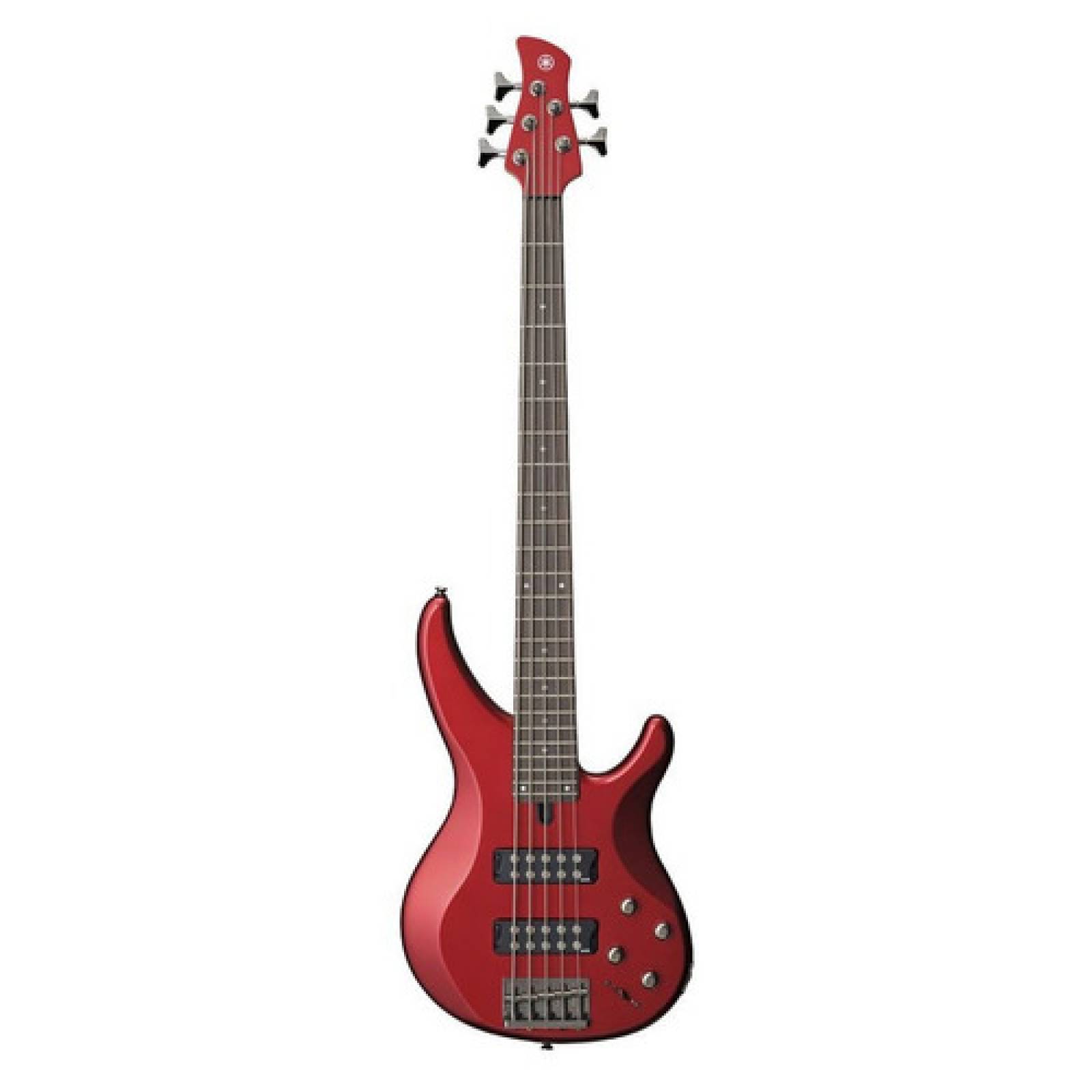 Bajo Eléctrico 5 Cuerdas Activo Yamaha TRBX305-Rojo.