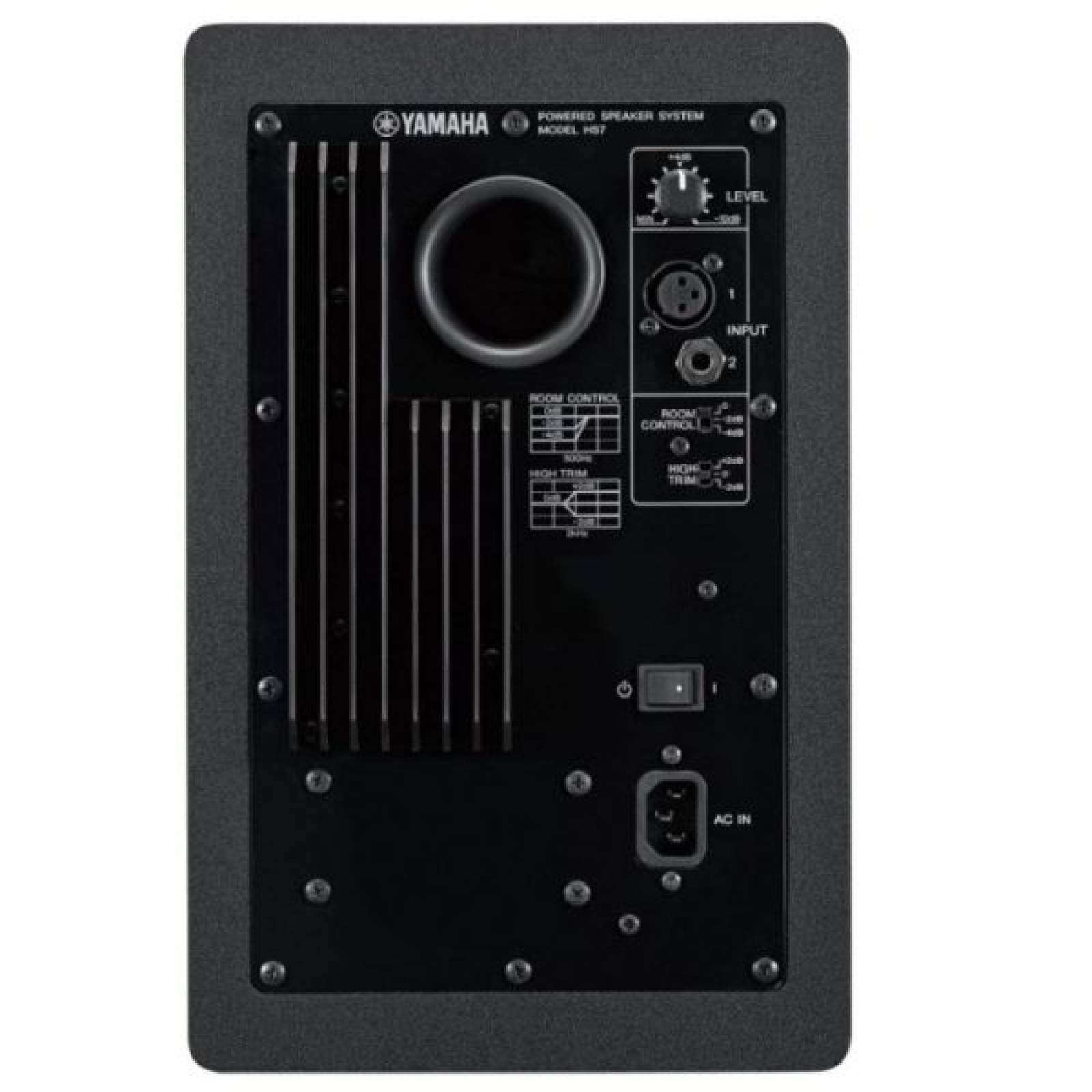 Yamaha HS7 Monitor De Estudio Campo Cercano Biamplificado-Negro