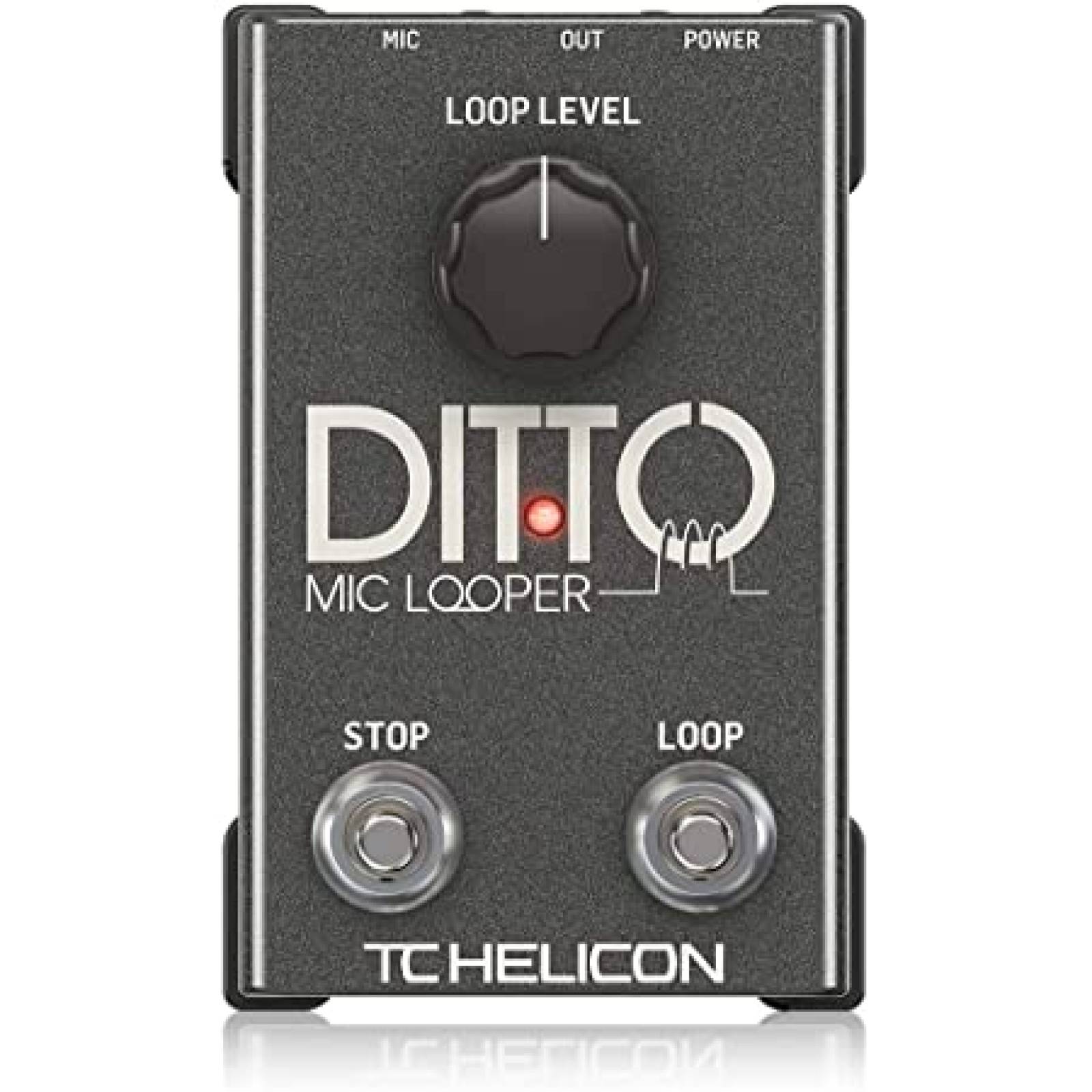 TC HELICON Dittomcloop Pedal Looper para Voz