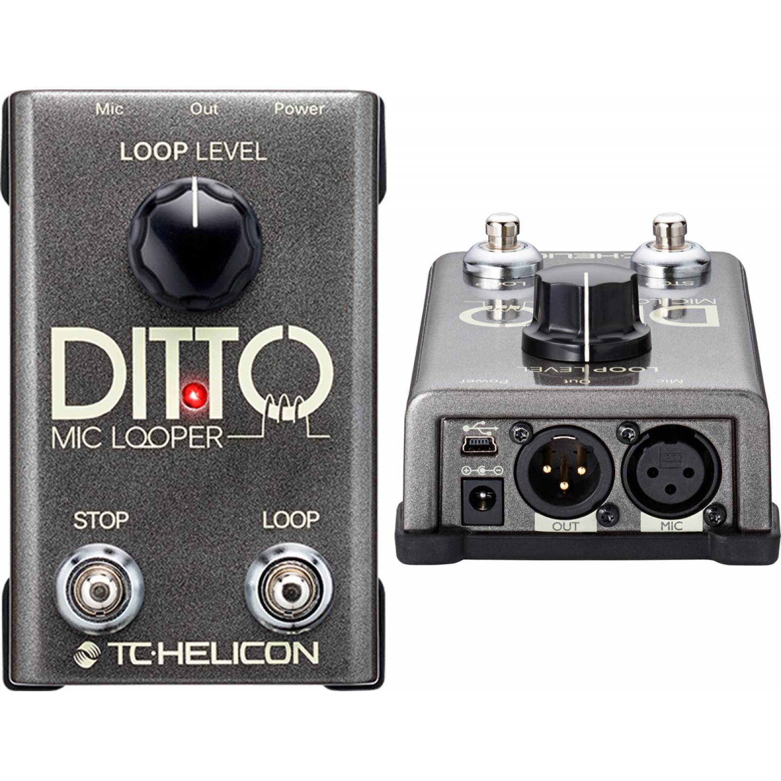 TC HELICON Dittomcloop Pedal Looper para Voz