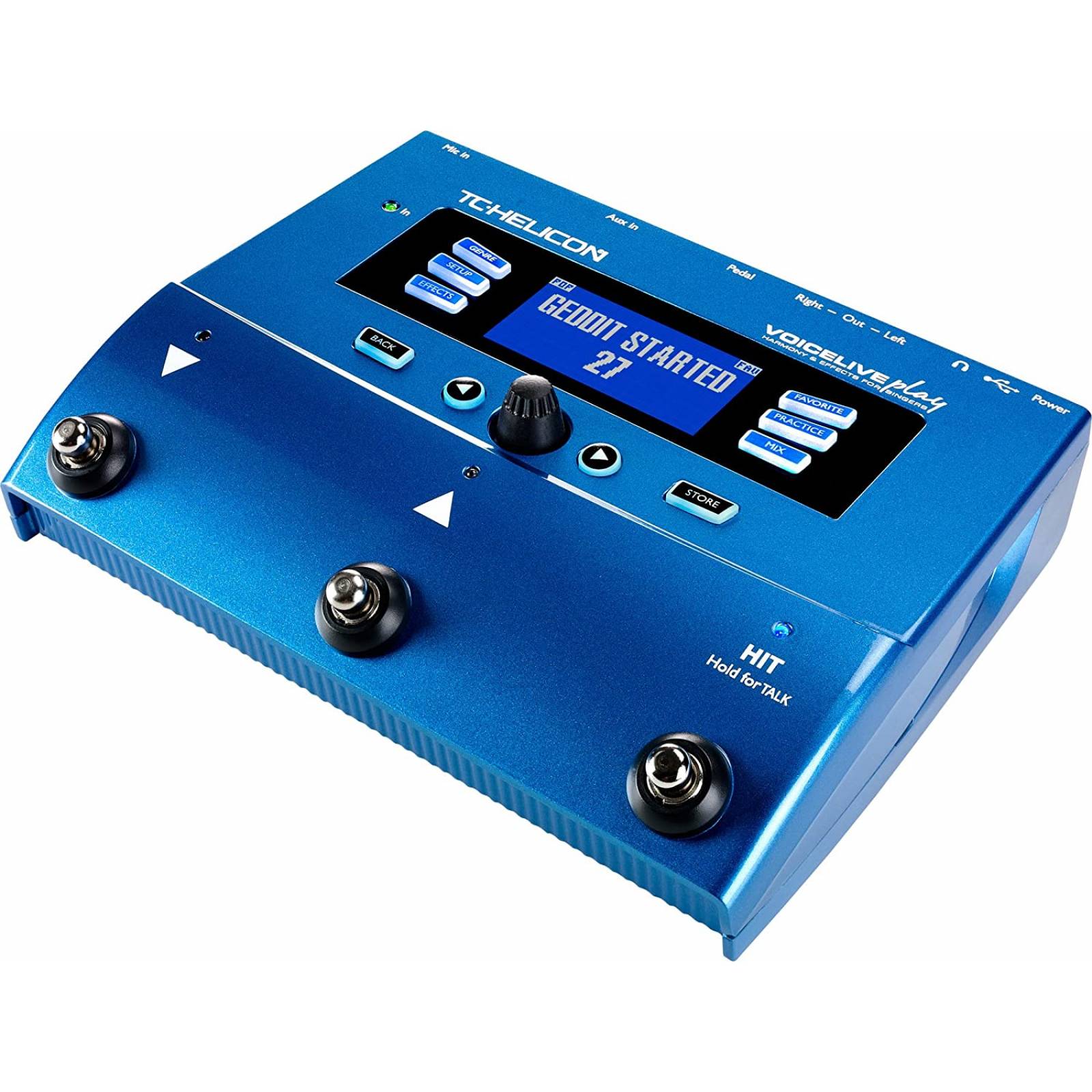 TC Helicon Voicelive Play Pedal Multiefectos para Voz