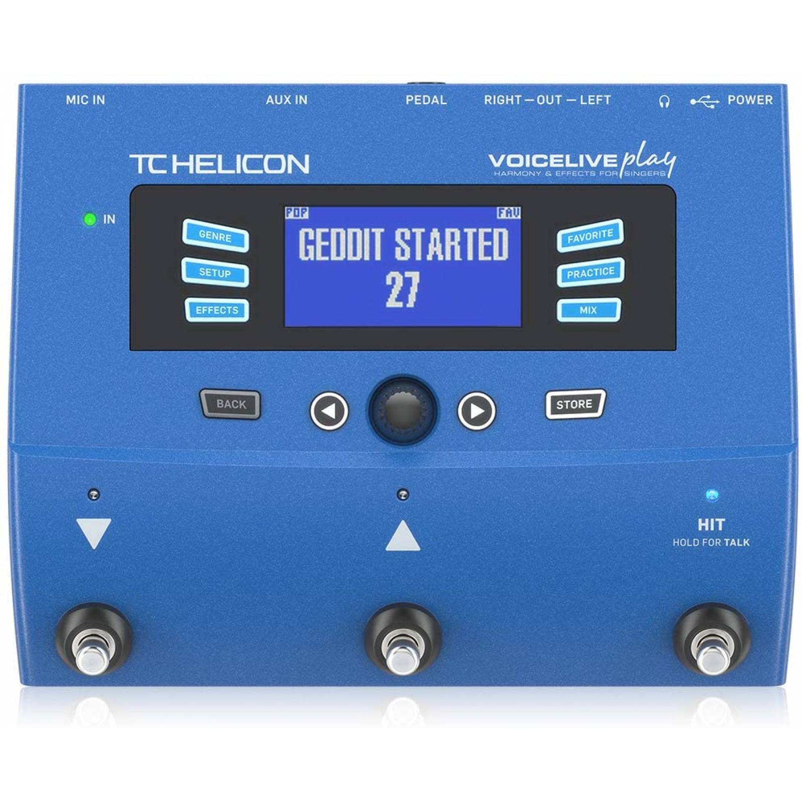 TC Helicon Voicelive Play Pedal Multiefectos para Voz
