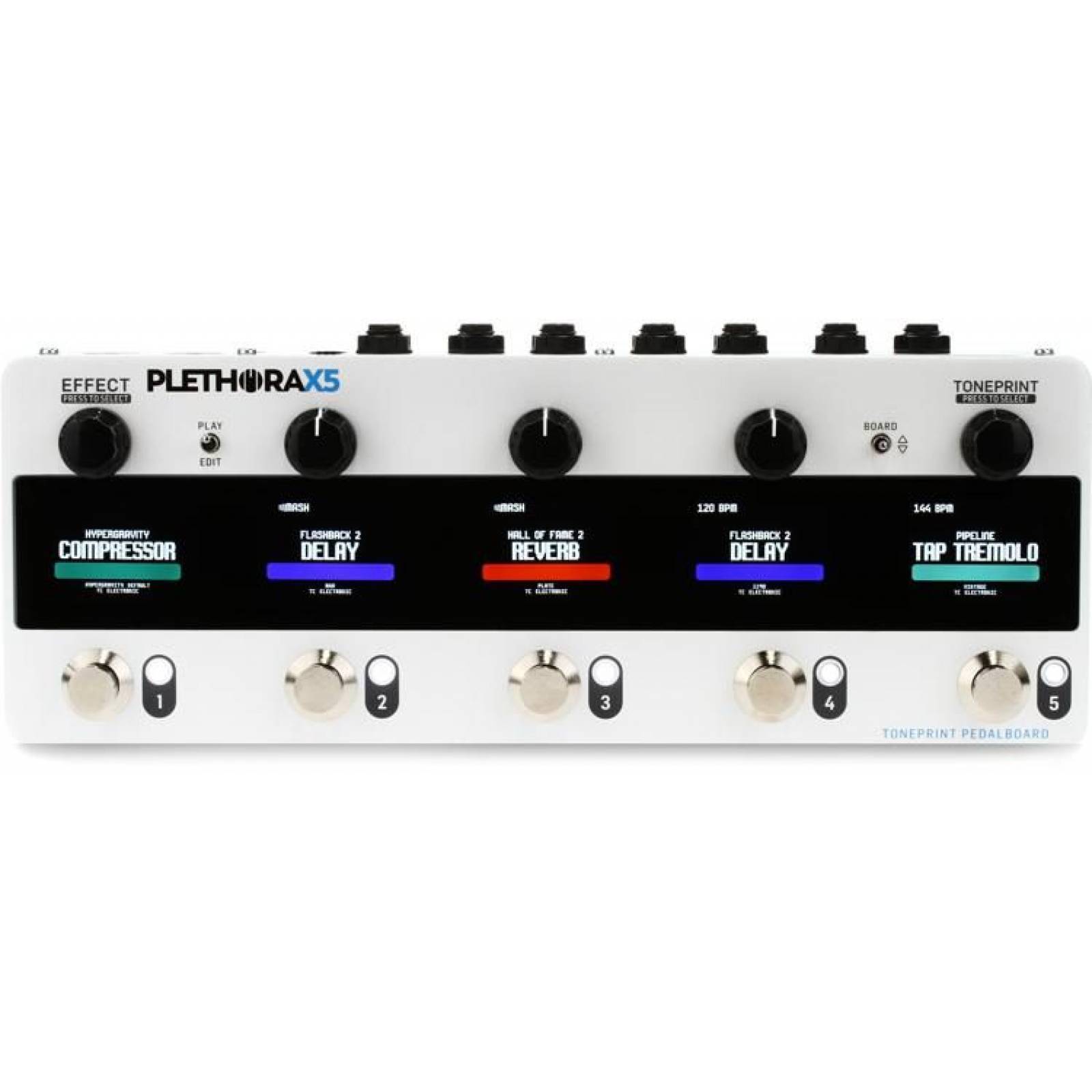 TC Electronic PLETHORA X5Procesador de Efectos para Guitarra