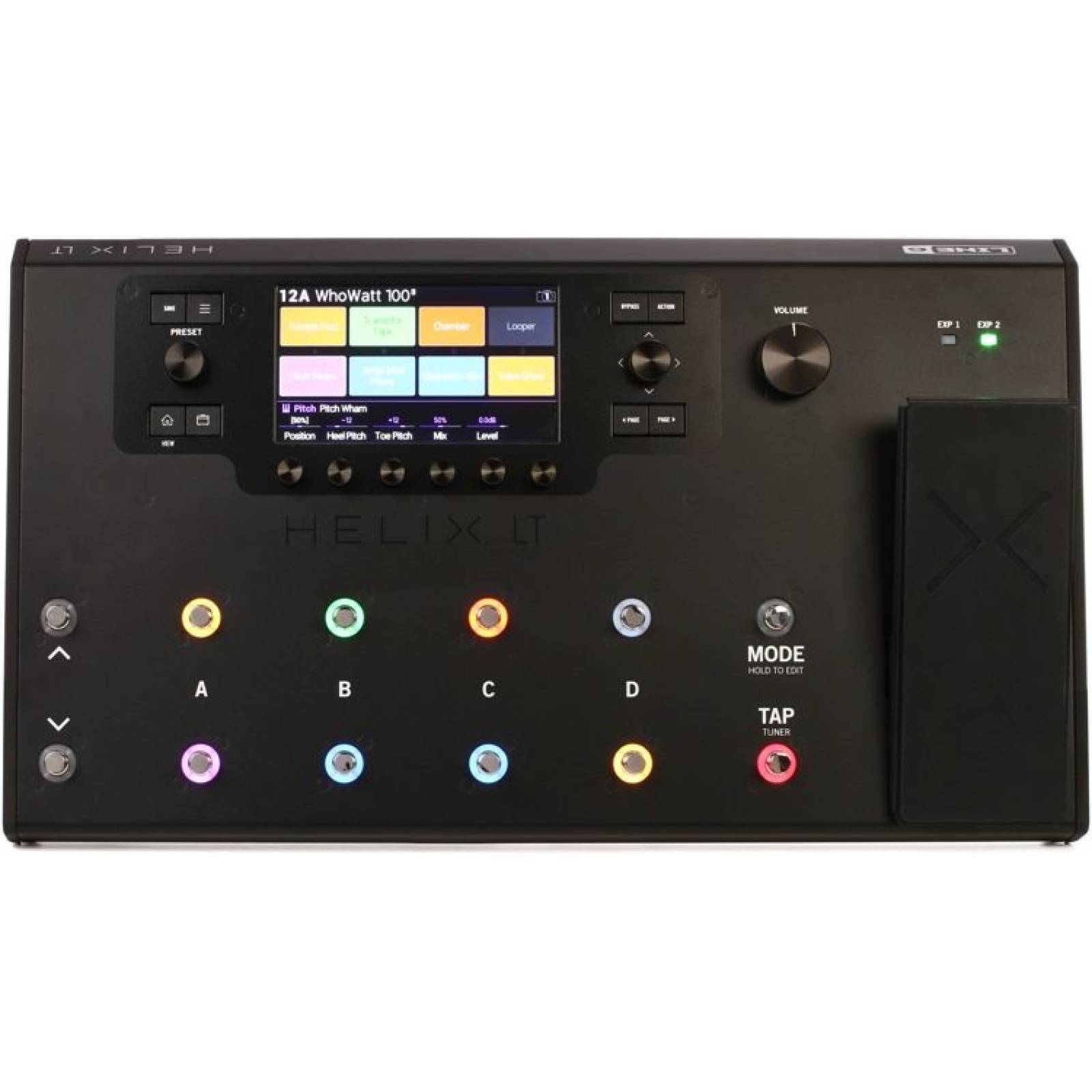 Line 6 Helix LT Pedalera Multiefectos para Guitarra-Negro