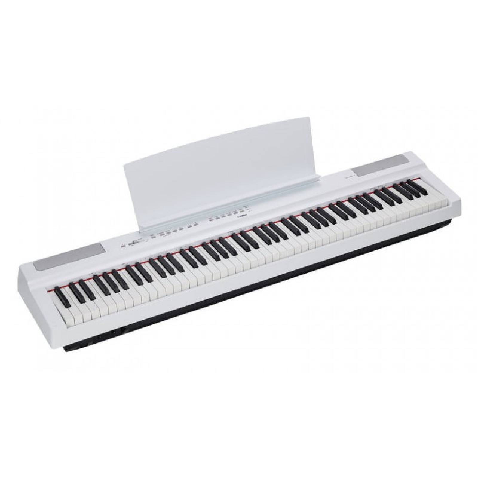 Piano Digital 88 Teclas Yamaha P125WH-Blanco