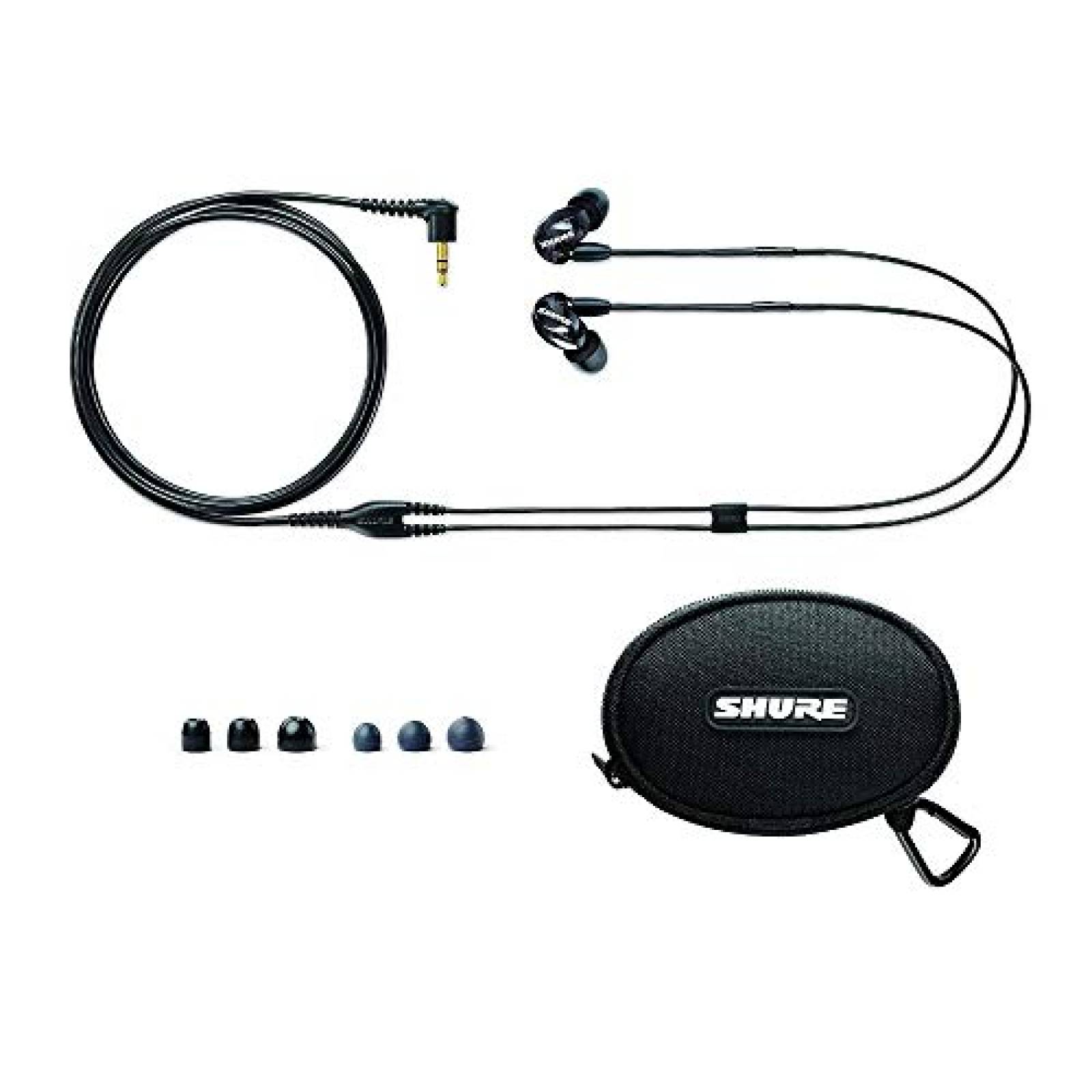 Monitor Personal Y Audifonos Shure SE215-K In Ear-Negro