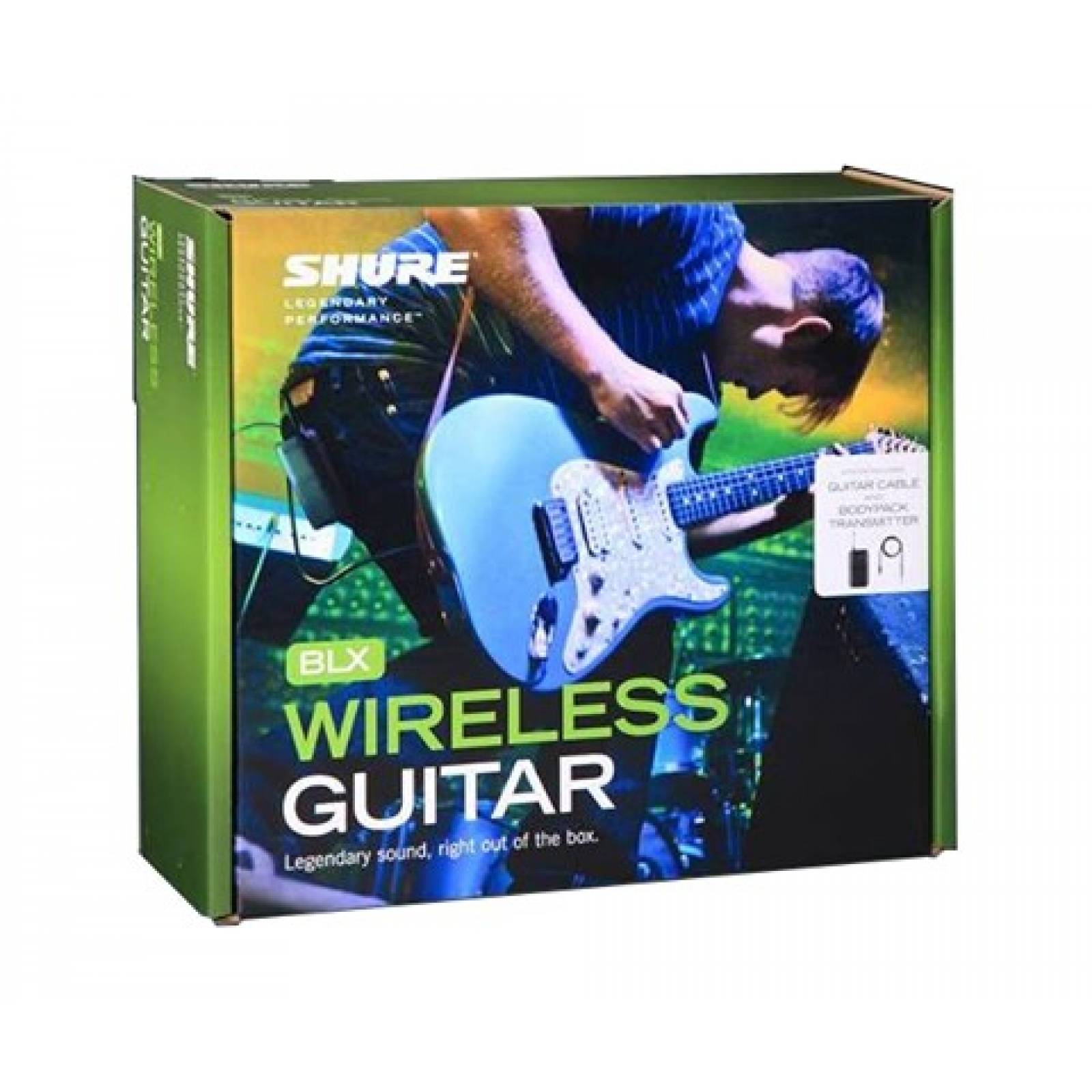 Sistema Inalambrico para Guitarra y Bajo Shure BLX14 - Negro