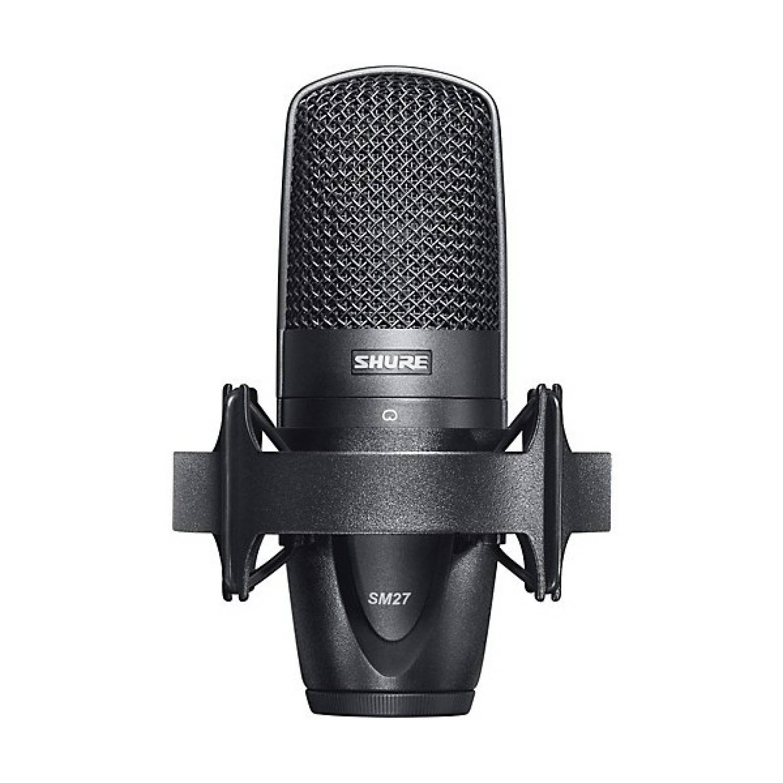 Microfono Profesional Condensador Para Voz e Instrumento Shure SM 27SC - Negro