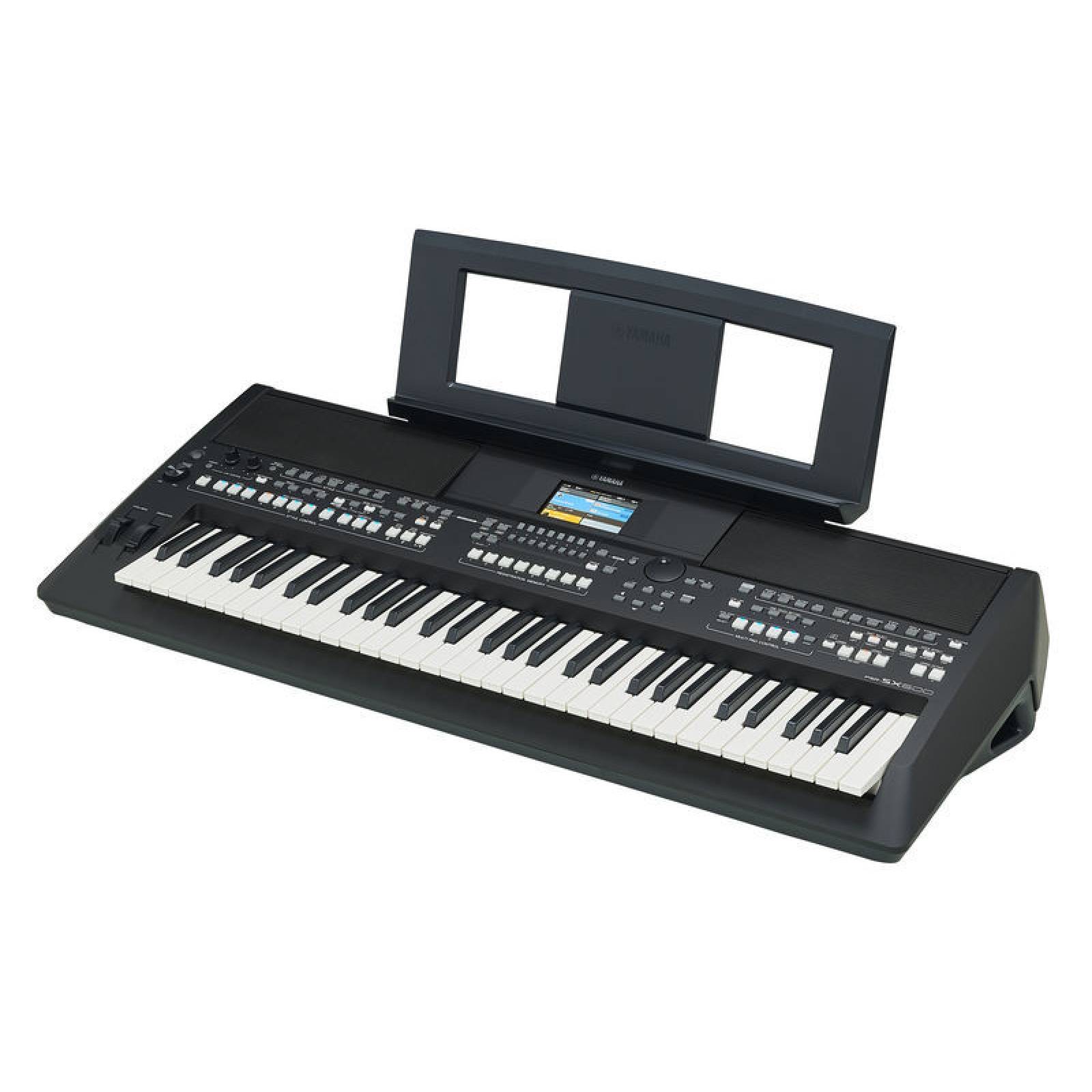 Teclado Workstation 61 Teclas Yamaha PSR SX600-Negro.