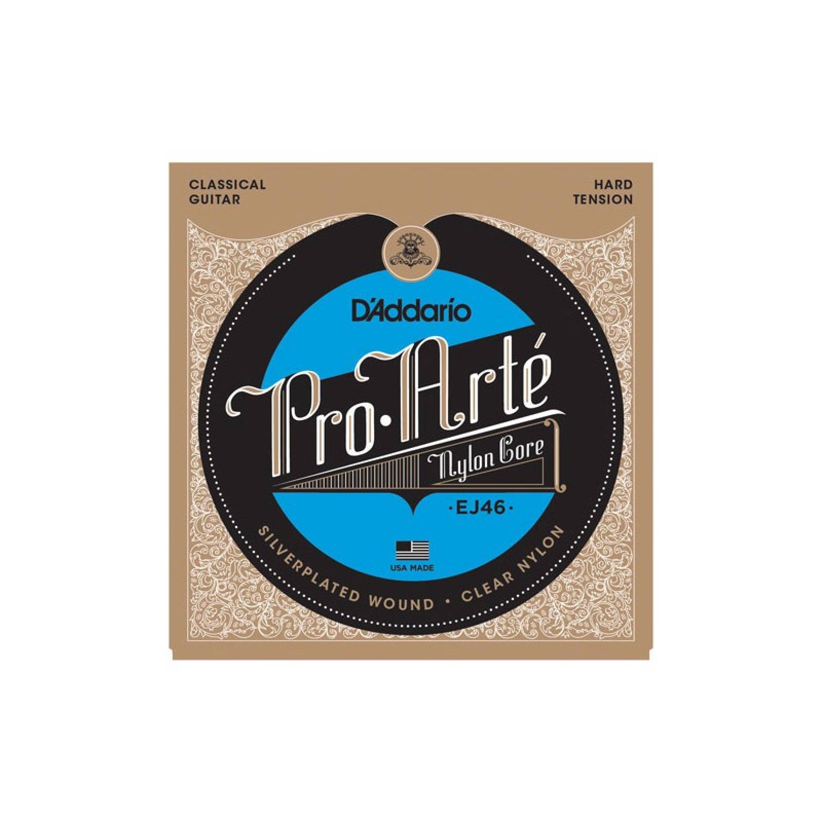 Cuerdas de Guitarra Clásica D Addario Pro Arté EJ46 Tensión Fuerte