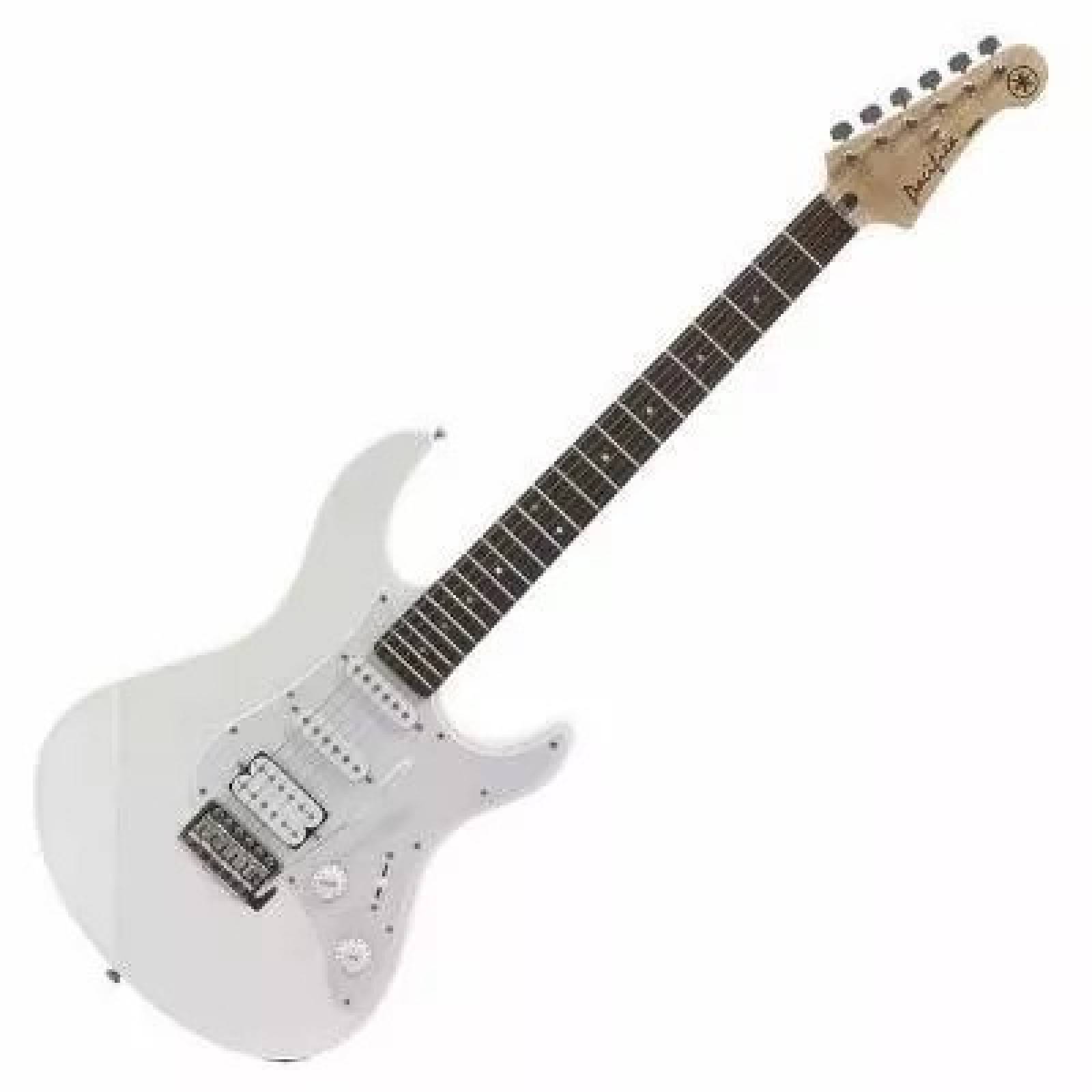 Guitarra Eléctrica Funda Base y Afinador Yamaha Pacifica PAC012-Blanca