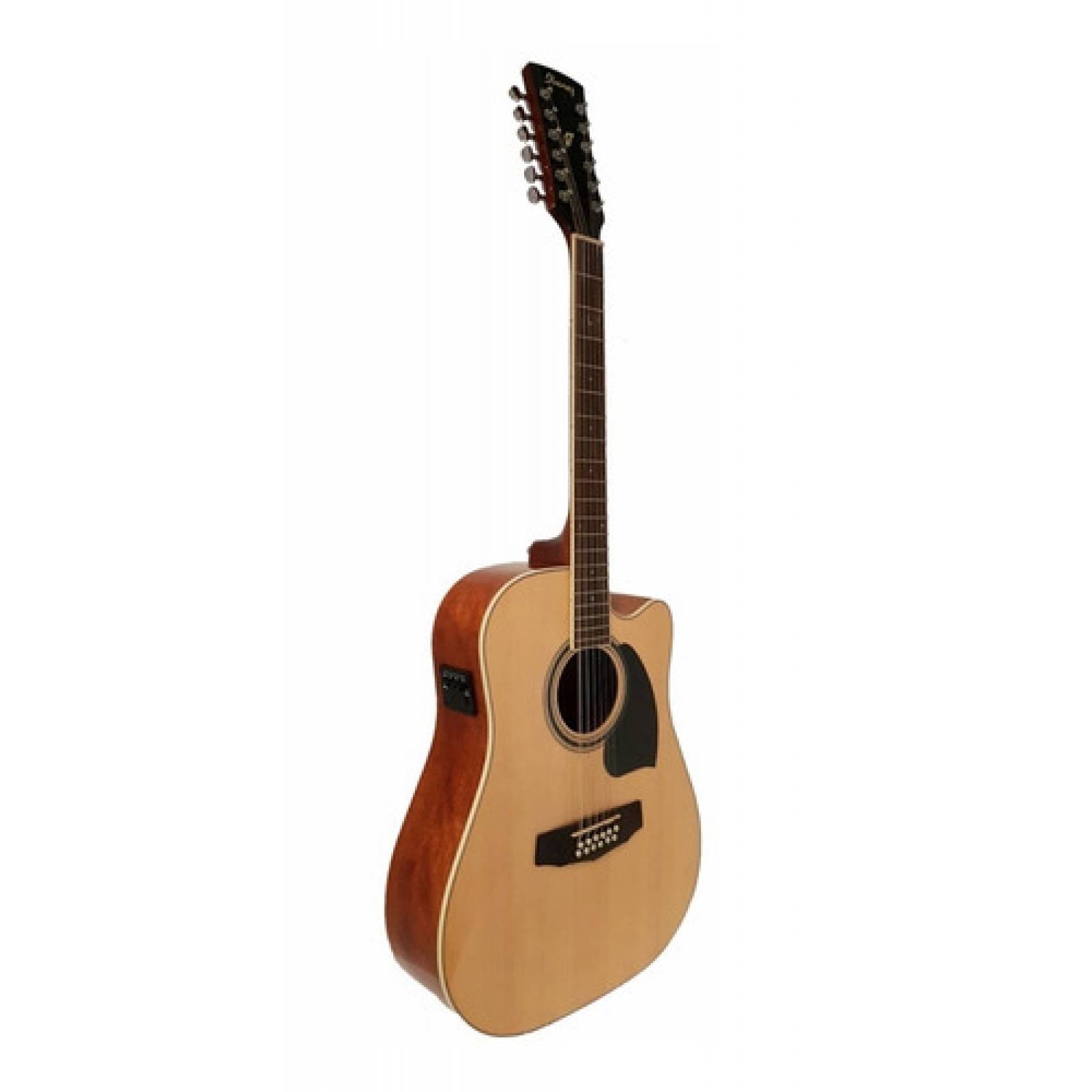 Guitarra Electroacustica de 12 Cuerdas IBANEZ PF1512ECE-Natural