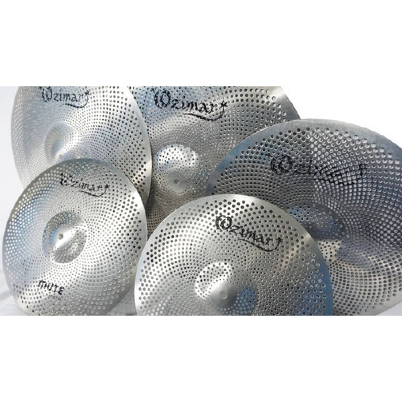 Set de Platillos OZIMAR con Reduccion de Sonido 14/16/18/20