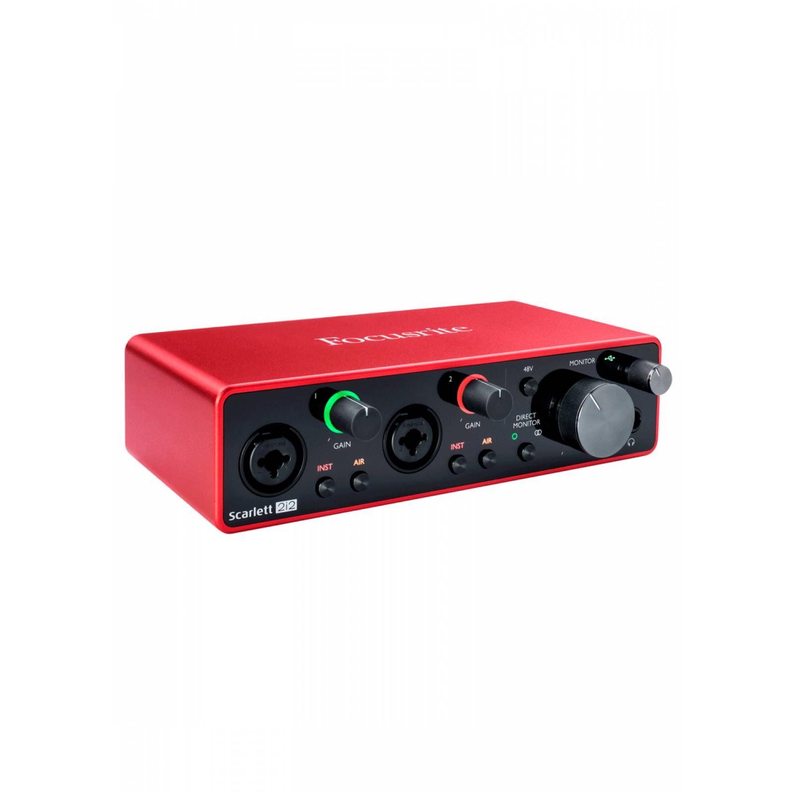 Paquete de Grabación Focusrite Scarlett 2i2 Studio-Rojo