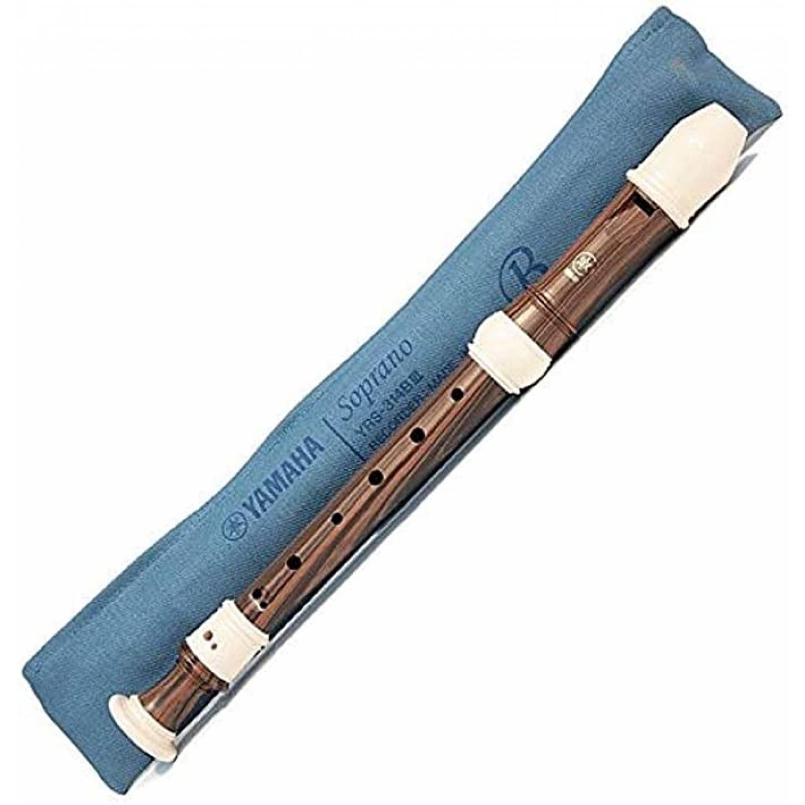 Yamaha Flauta Dulce Yra314BII Profesional Alto en Tono F, acabado simulado en ébano