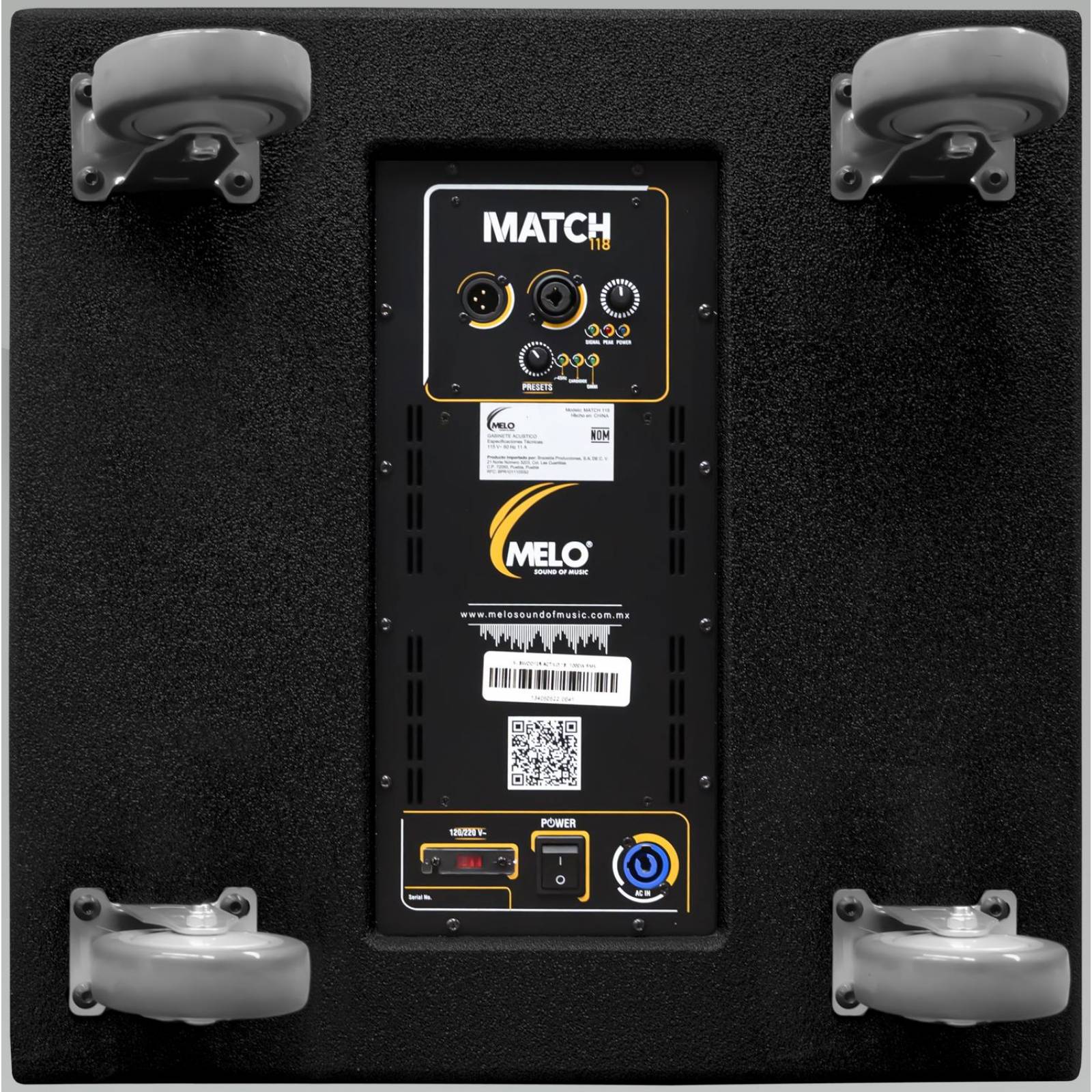 Melo Match 118 Subwoofer Activo de 18'' 1000w 132db 