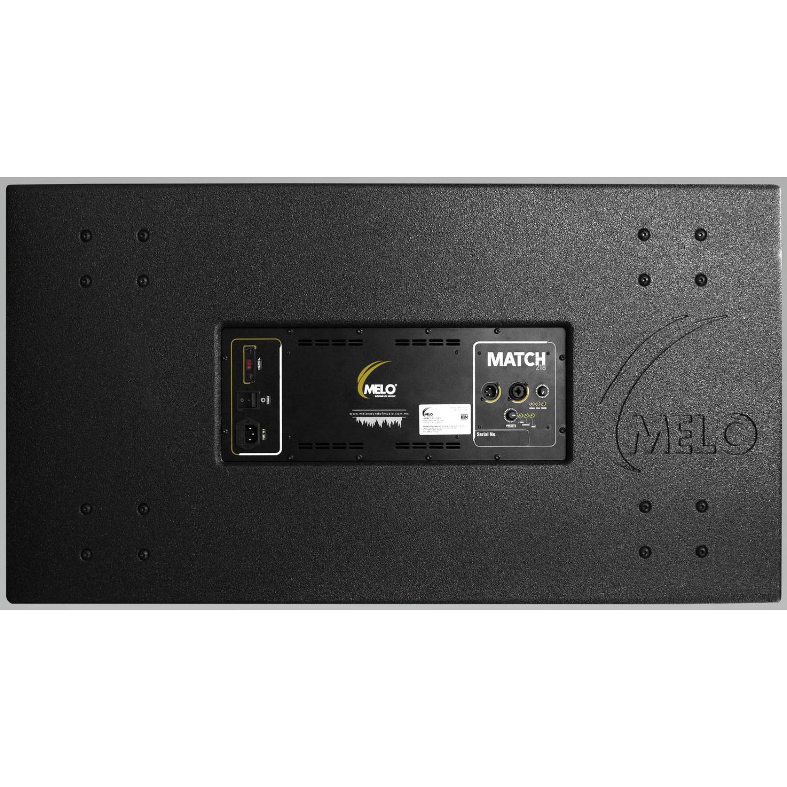 Melo Match 218 Subwoofer Doble Activo de 2x18'' 1500w 132dB 