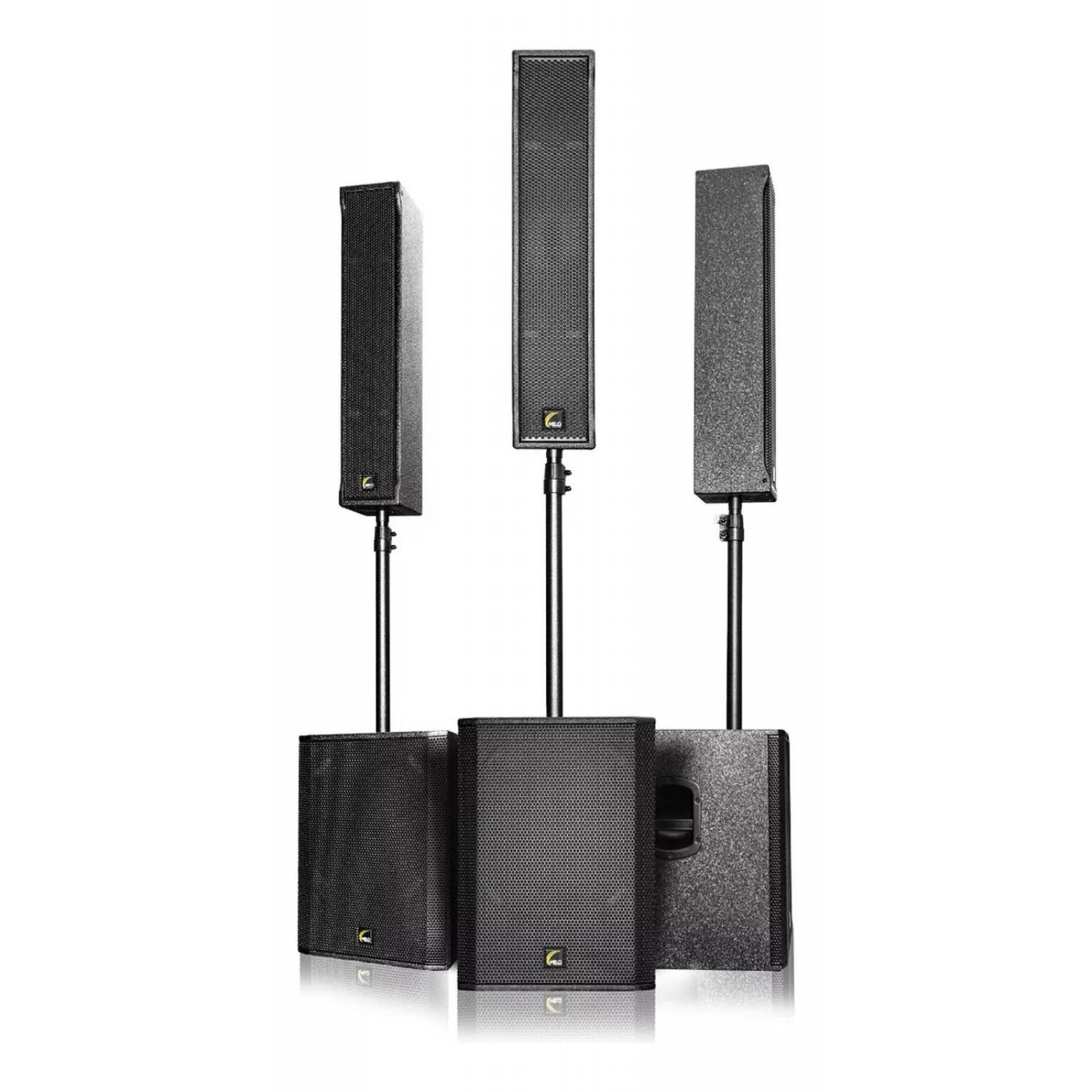 Melo Nt 1000 Sistema de Audio Lineal Profesional 1000w 129db